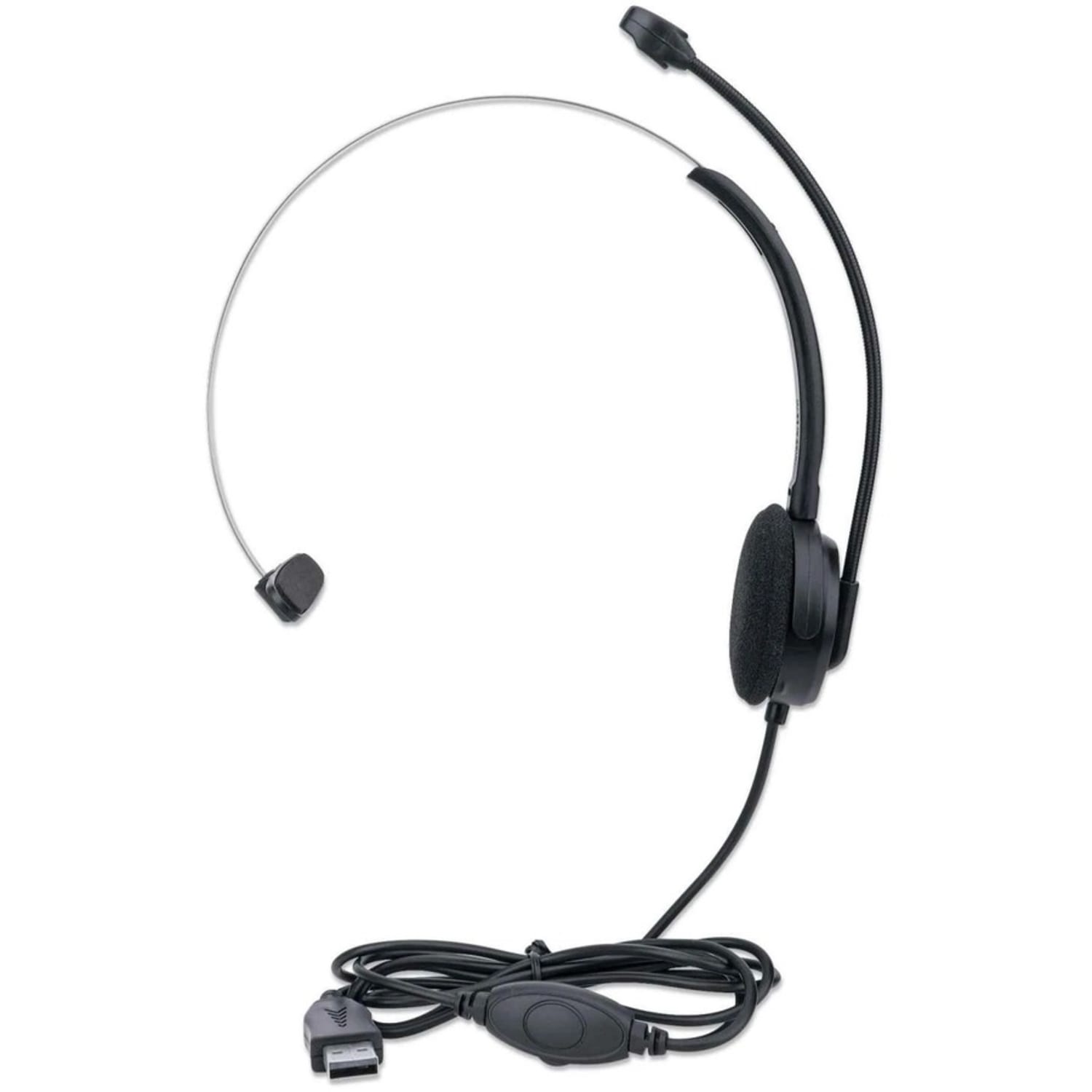Manhattan Mono On-Ear Headset (USB) (Clearance Pricing), Microphone Boom (padded) - 179867 - Image 6