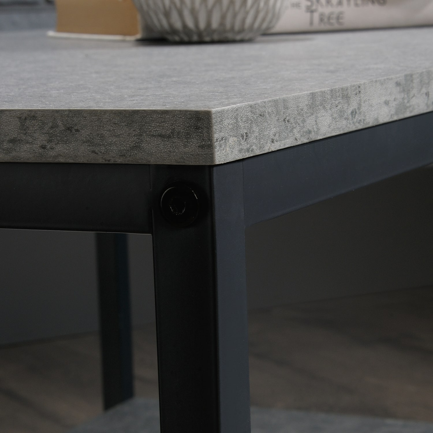 Sauder North Avenue Coffee Table, 16-1/2inH x 31-1/2inW x 20inD, Faux Concrete - Image 5