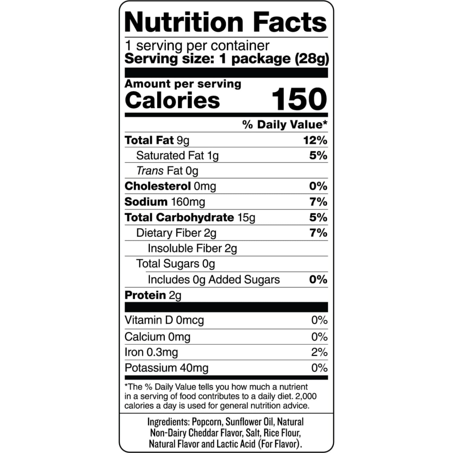 Skinny Pop White Cheddar Popcorn, 1 Oz, Carton Of 12 Bags - Image 4