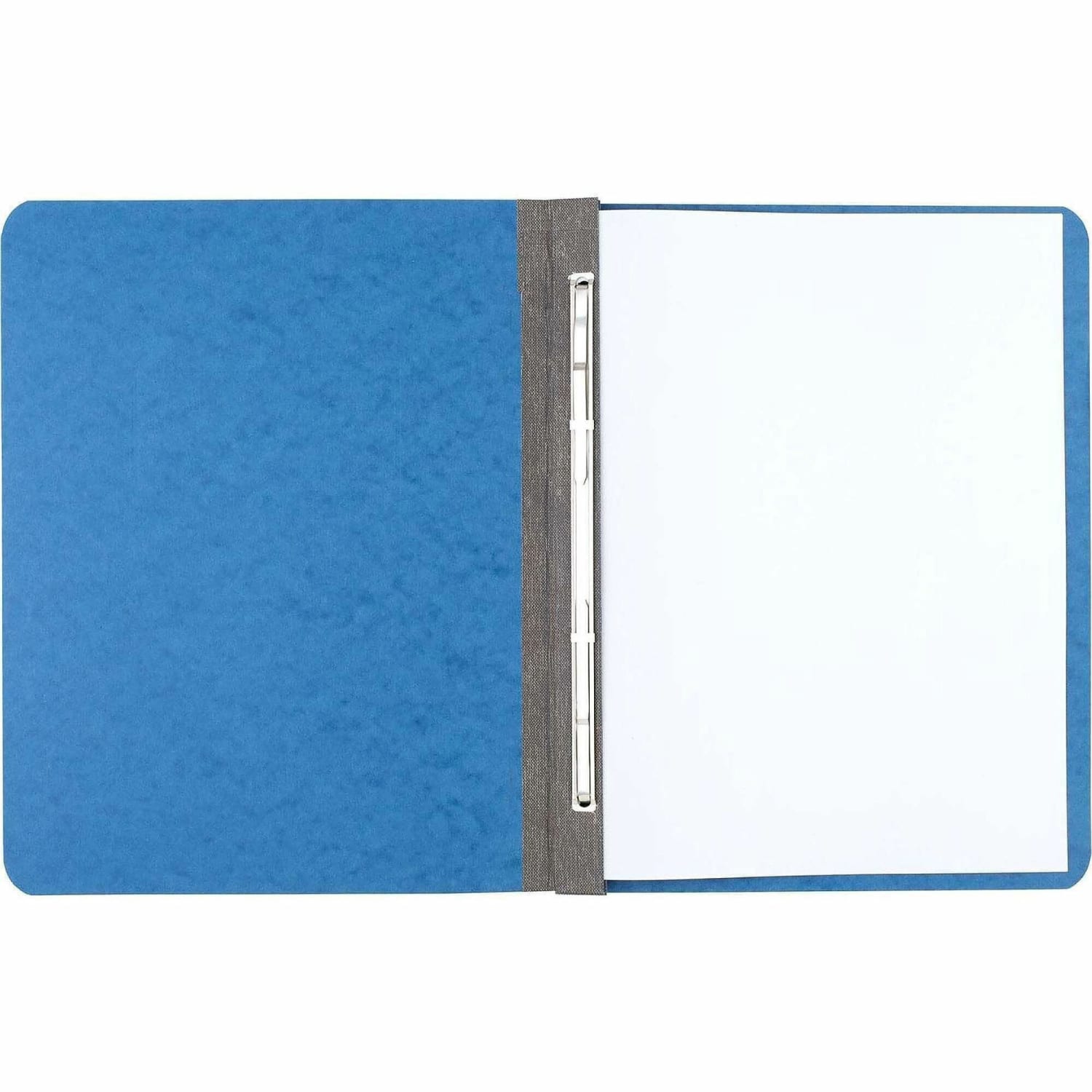 ACCO Pressboard Report Cover With Fastener, Side Bound, 8 1/2in x 11in, 60% Recycled, Light Blue - Image 4