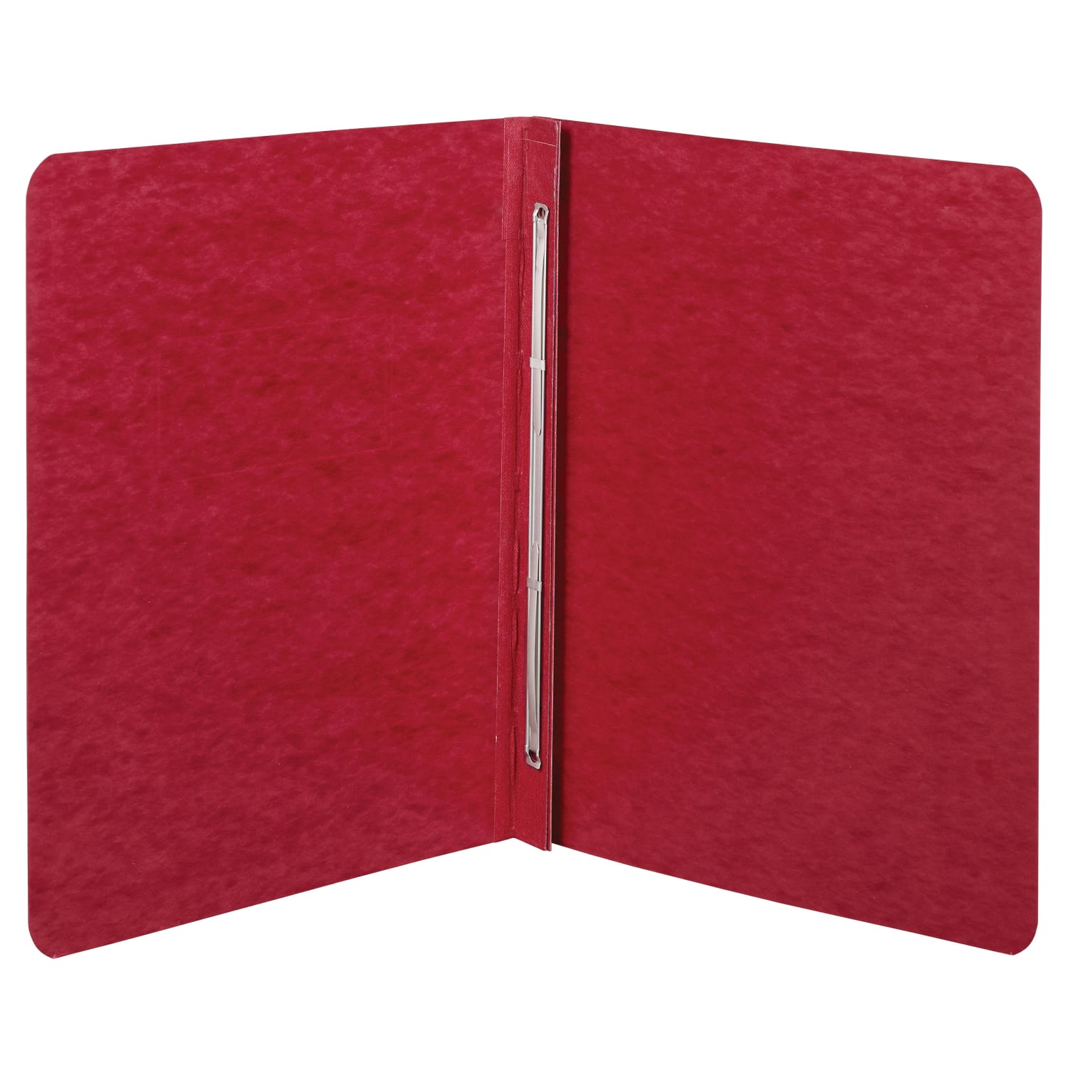 ACCO Pressboard Report Cover With Fastener, Side Bound, 8 1/2in x 11in, 60% Recycled, Earth Red - Image 3
