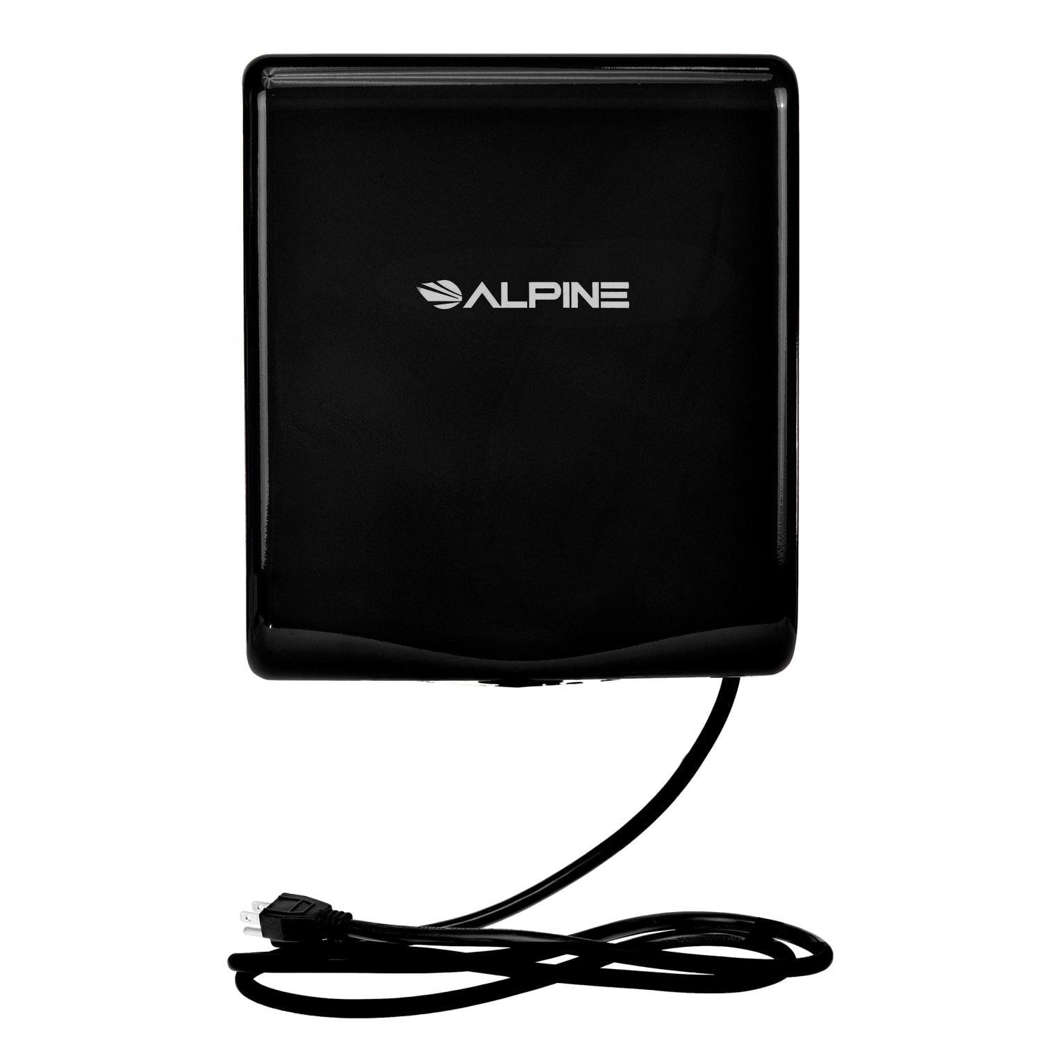 Alpine Industries Willow Commercial High-Speed Automatic Electric Hand Dryer With Wall Guard, Black - Image 3