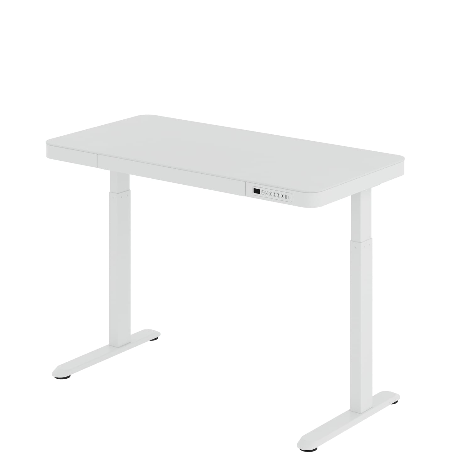 Flexispot EG9 48inW Electric Adjustable Height Standing Desk, White