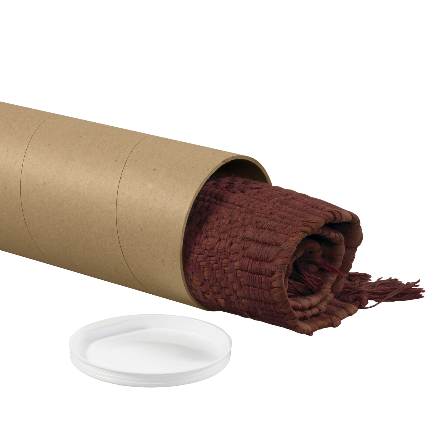 Partners Brand Jumbo Mailing Tubes, 8in x 60in, 80% Recycled, Kraft, Case Of 10 - Image 4