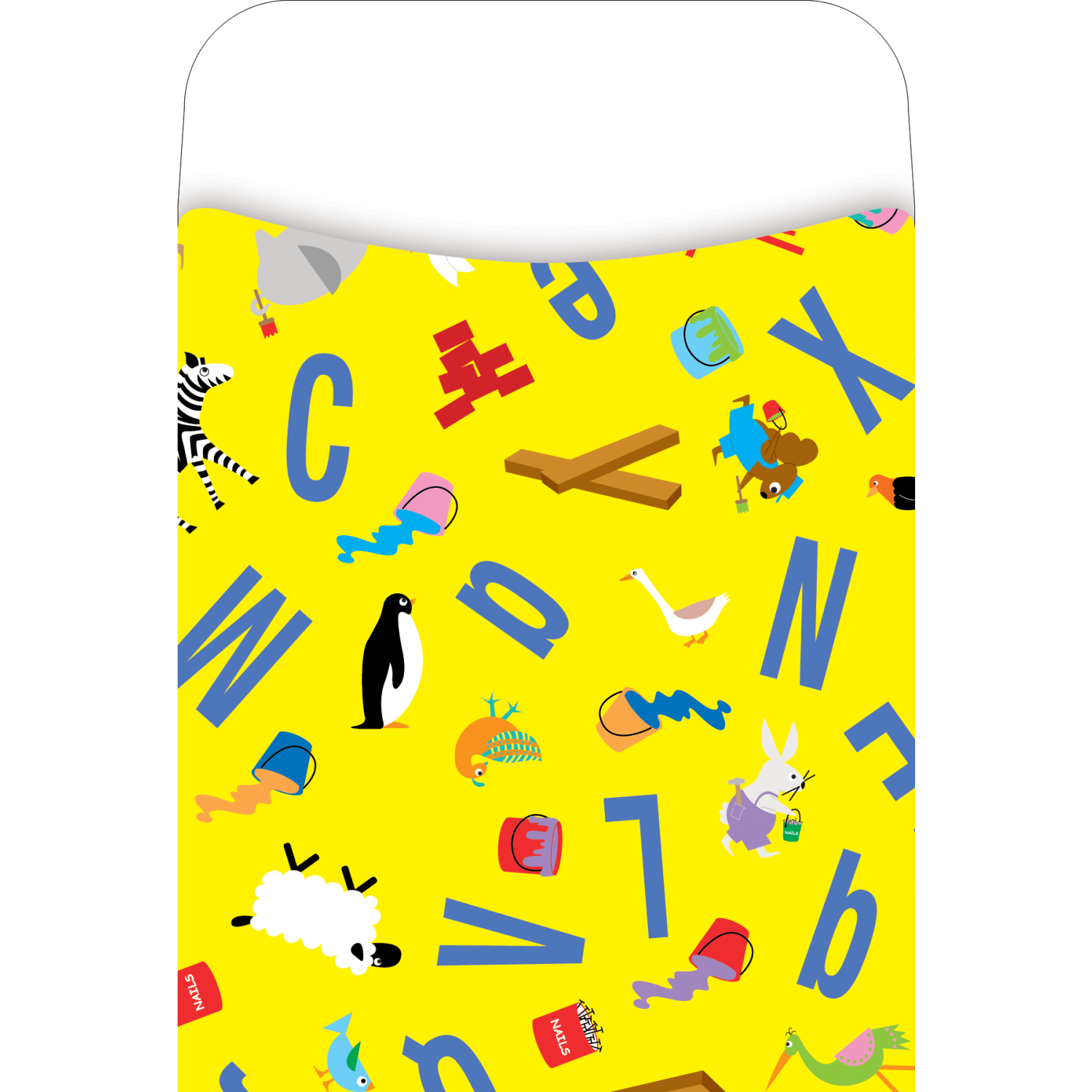 Barker Creek Peel & Stick Library Pockets, 3-1/2in x 5-1/8in, Happy & Bright, Set Of 90 Pockets - Image 3