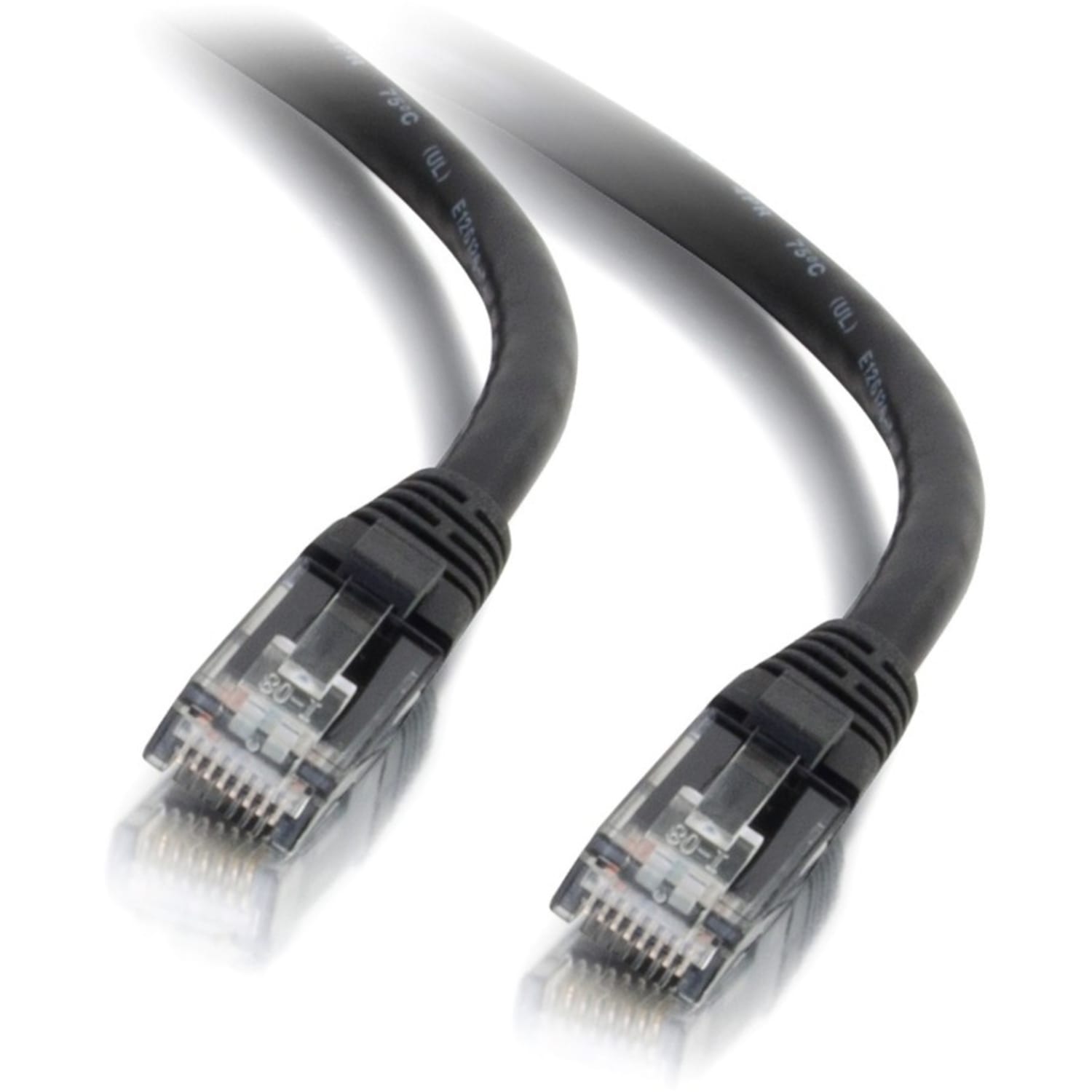 C2G 3ft Cat6 Snagless Unshielded UTP Ethernet Network Patch Cable (RJ45), Black, Standard RJ45 Connectors, 5600pf/100m - Category 6 for Network Device - RJ-45 Male - RJ-45 Male - 3ft - Black