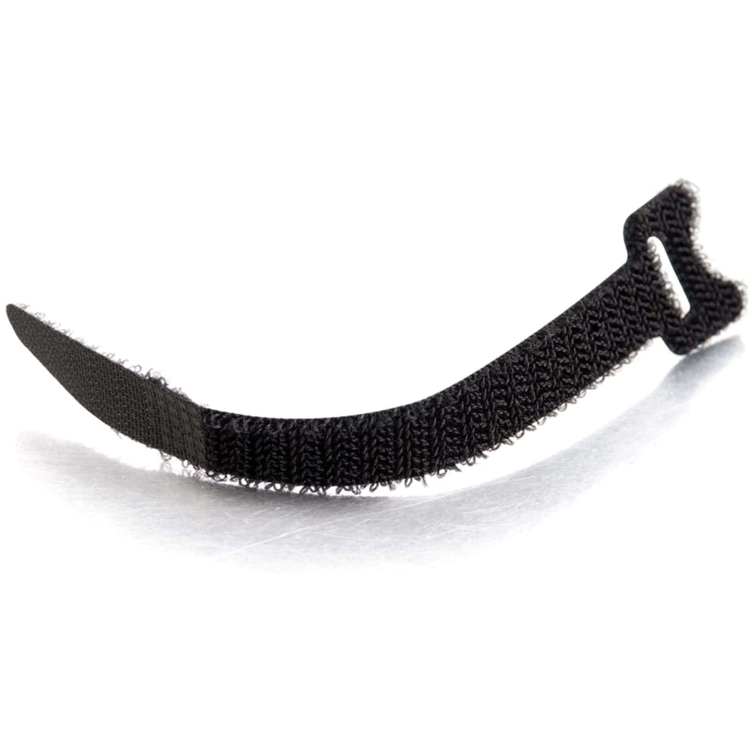 C2G 6in Hook-and-Loop Cable Management Wrapes - Multipack (12 Pack) - Black - Cable Strap - Black - 12 Pack - Image 4