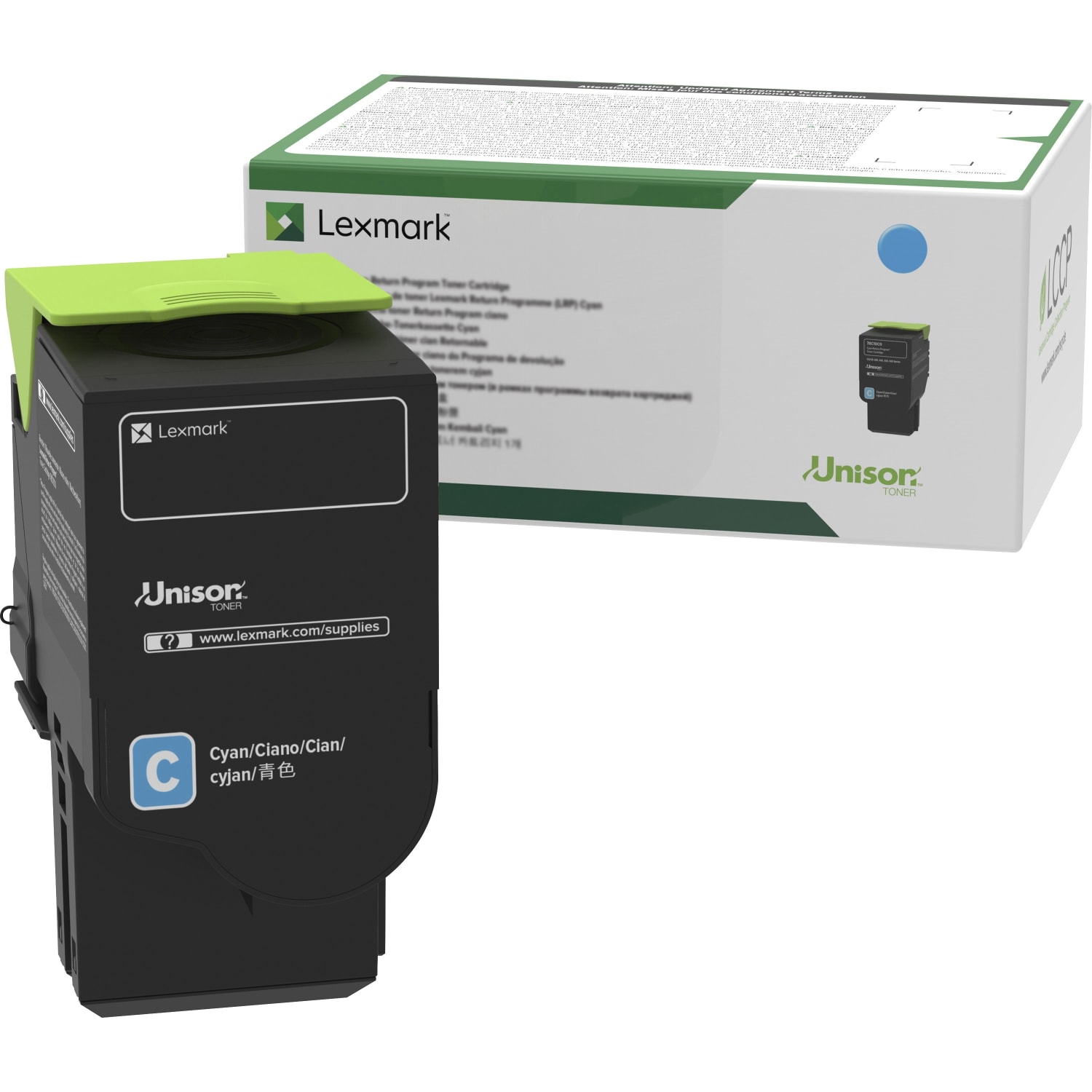 Lexmark 78C1UC0 Cyan Ultra-High Yield Return Program Toner Cartridge - Image 3
