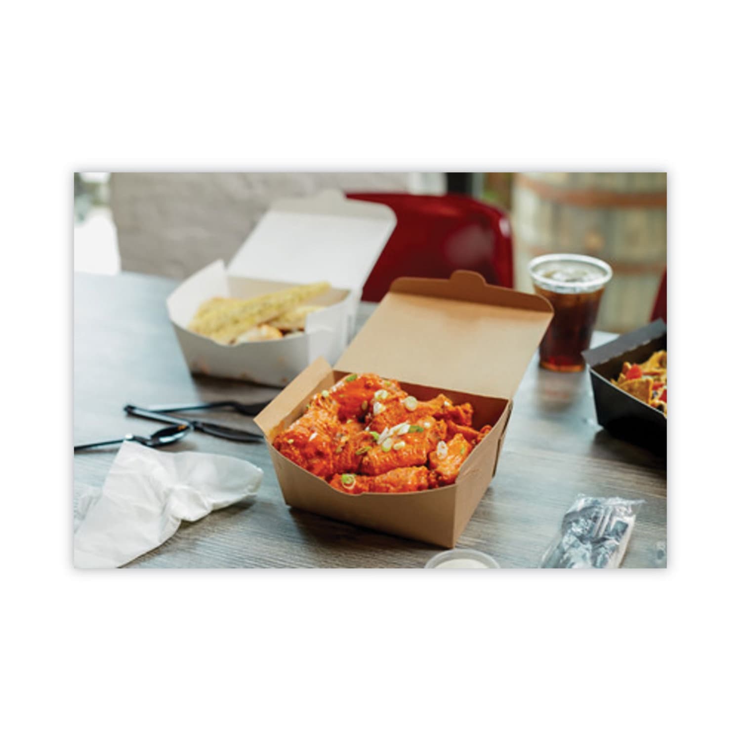 Pactiv Evergreen EarthChoice OneBox Paper Boxes, 37 Oz, Kraft, Carton Of 312 Boxes - Image 5