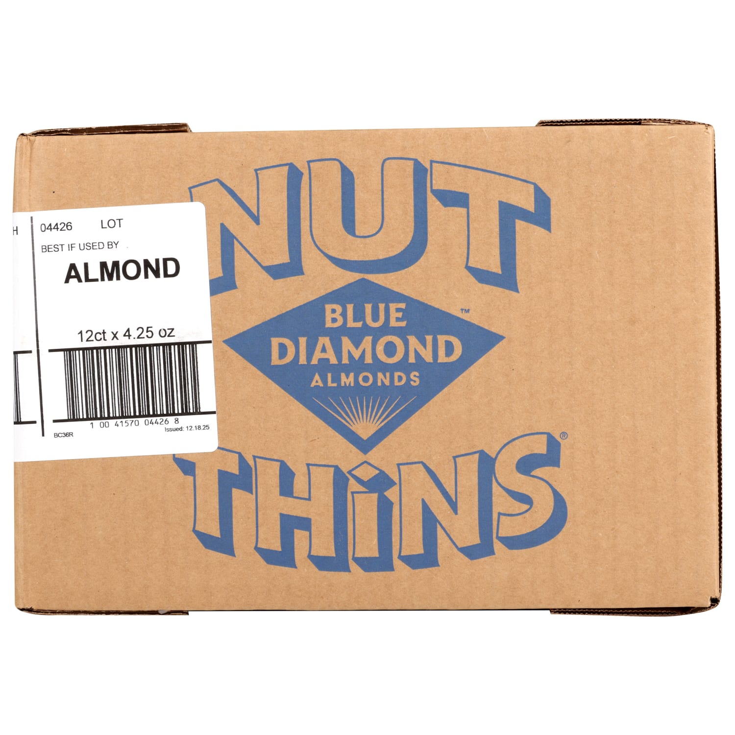 Blue Diamond Nut Thins, Almond, 4.25 Oz, Total Qty 12 - Image 4