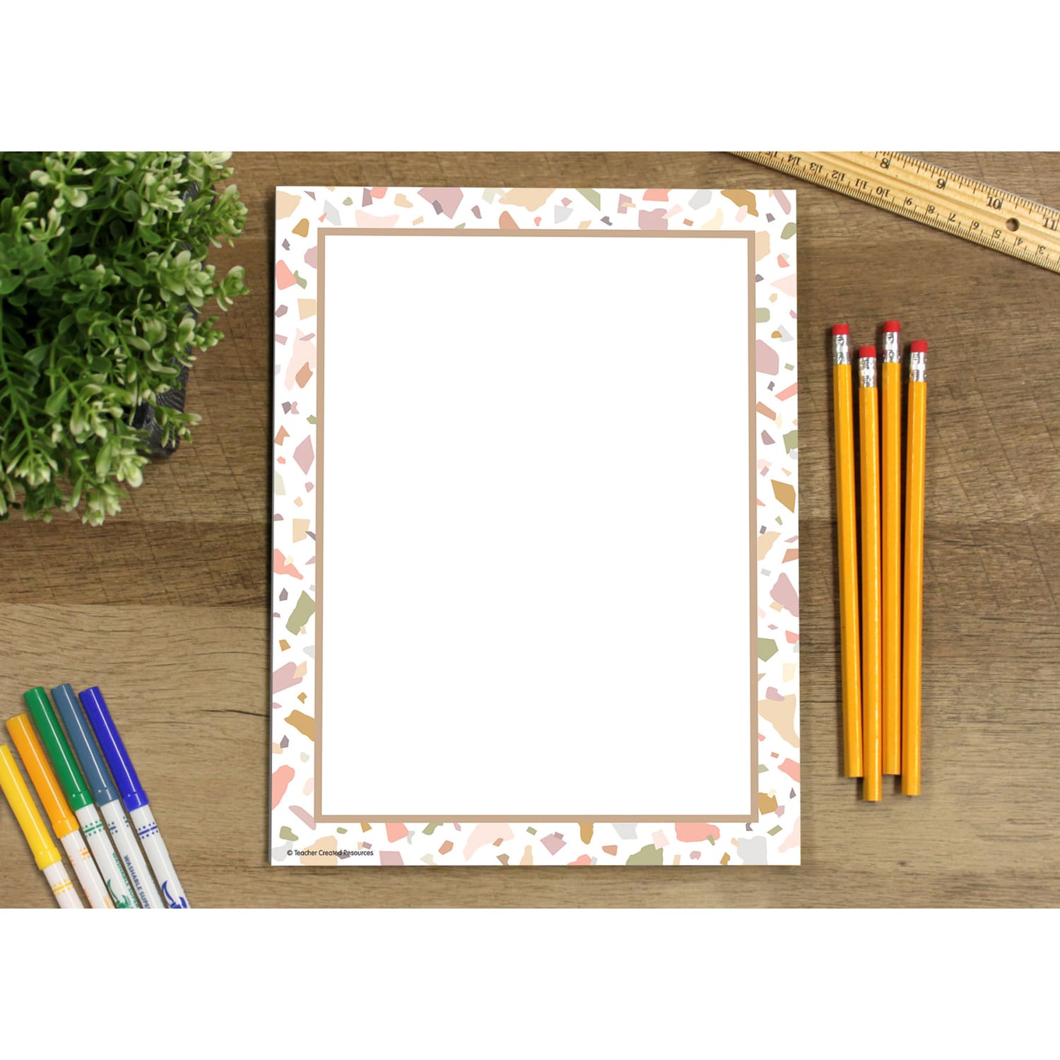 Teacher Created Resources Computer Paper, 8-1/2in x 11in, Terrazzo Tones, 50 Sheets Per Pack, Bundle Of 6 Packs - Image 5