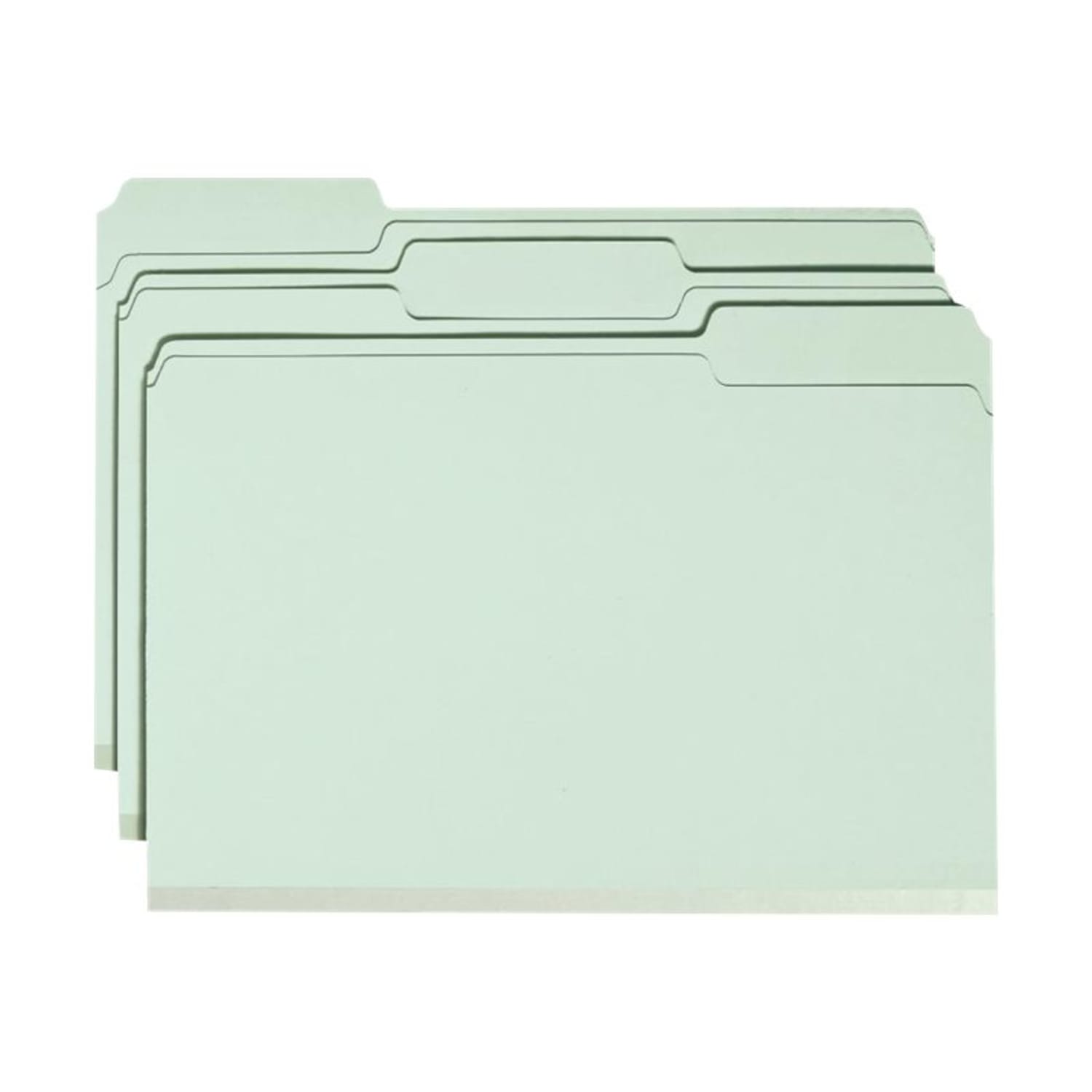 Smead Pressboard Fastener Folders With SafeSHIELD Coated Fasteners, 1in Expansion, Legal Size, 100% Recycled, Gray/Green, Box Of 25 - Image 6
