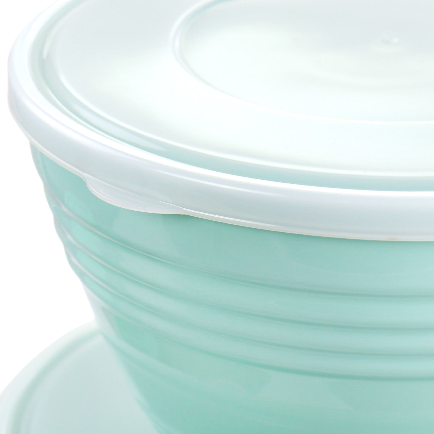 Martha Stewart 8-Piece Bowl Set, Turquoise - Image 4