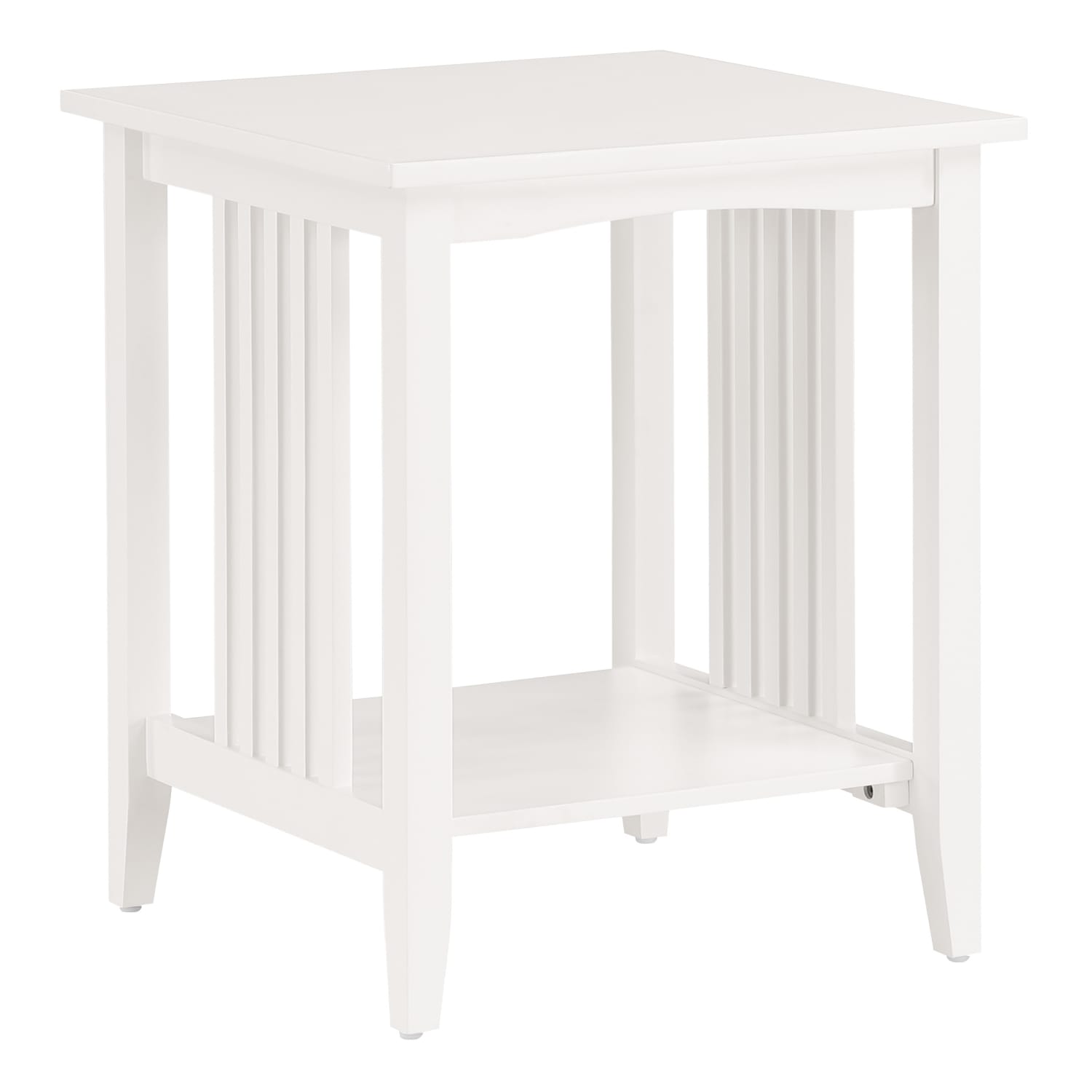 Office Star Sierra Rectangular Coffee Table, 24-1/4inH x 20inW x 20inD, White