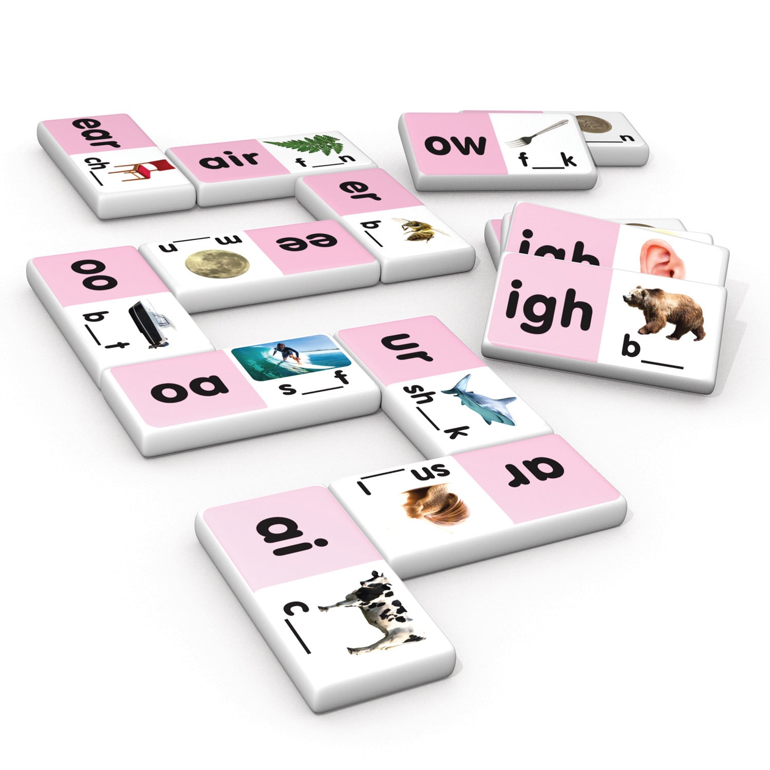 Junior Learning Long Vowels Domino Sets, Pack Of 2 Sets - Image 4