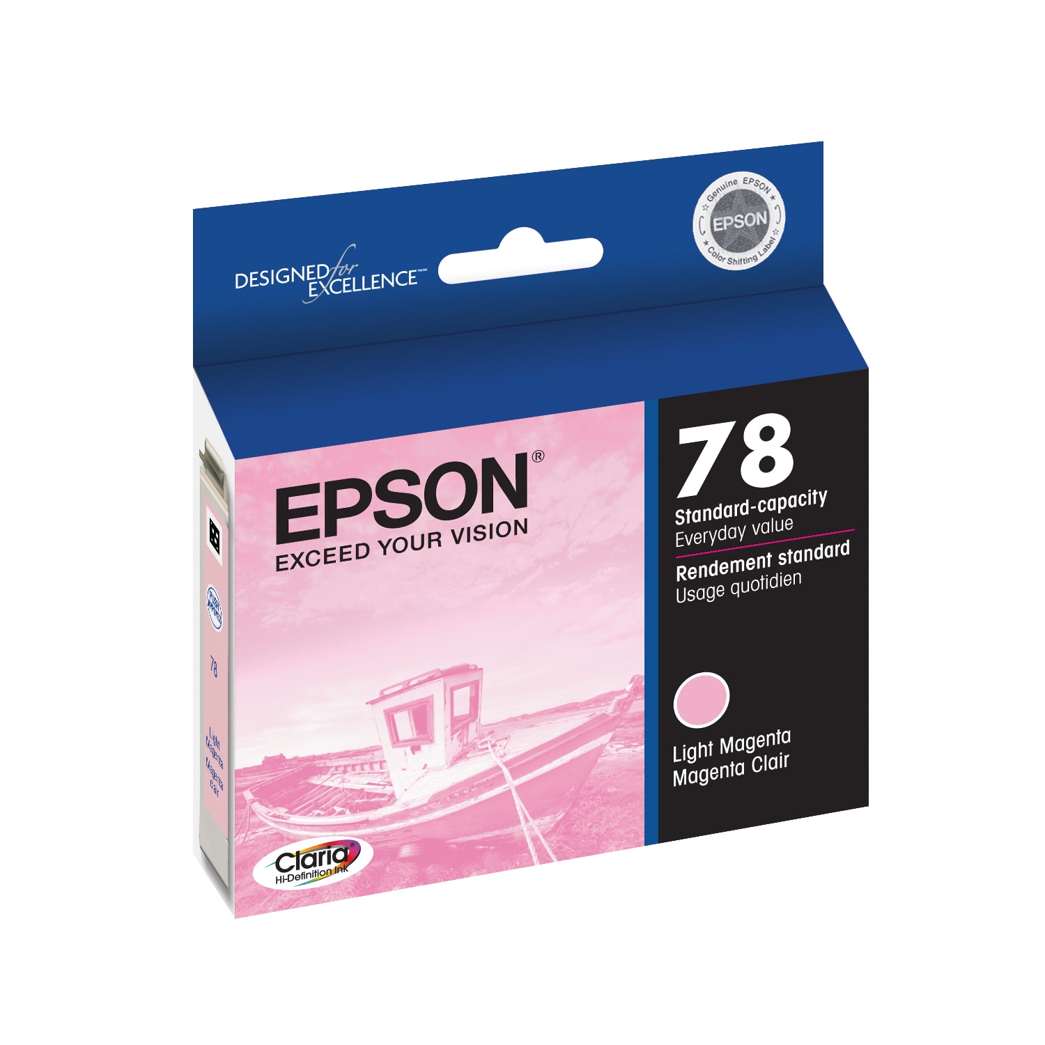 Epson 78 Claria Light Magenta Ink Cartridge, T078620 - Image 3