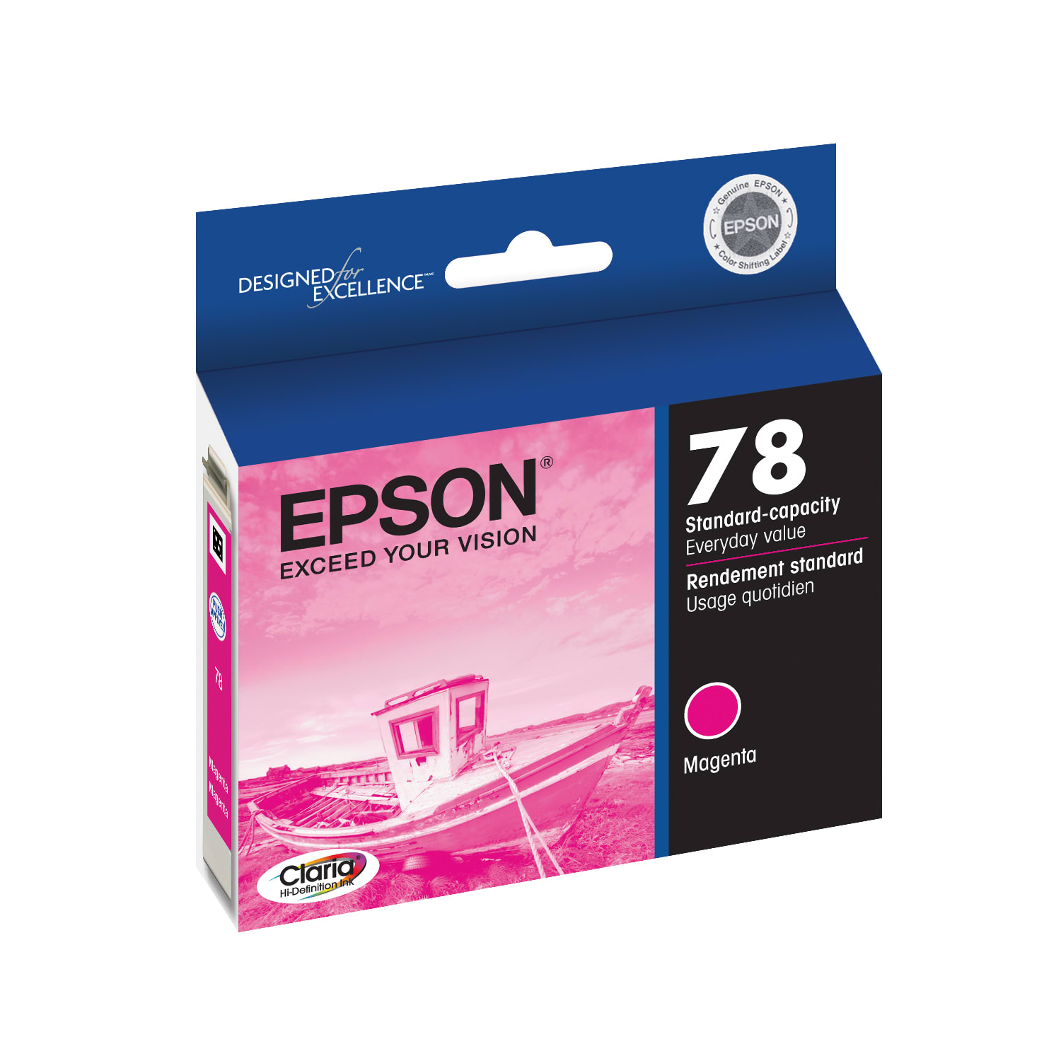 Epson 78 Claria Magenta Ink Cartridge, T078320 - Image 3