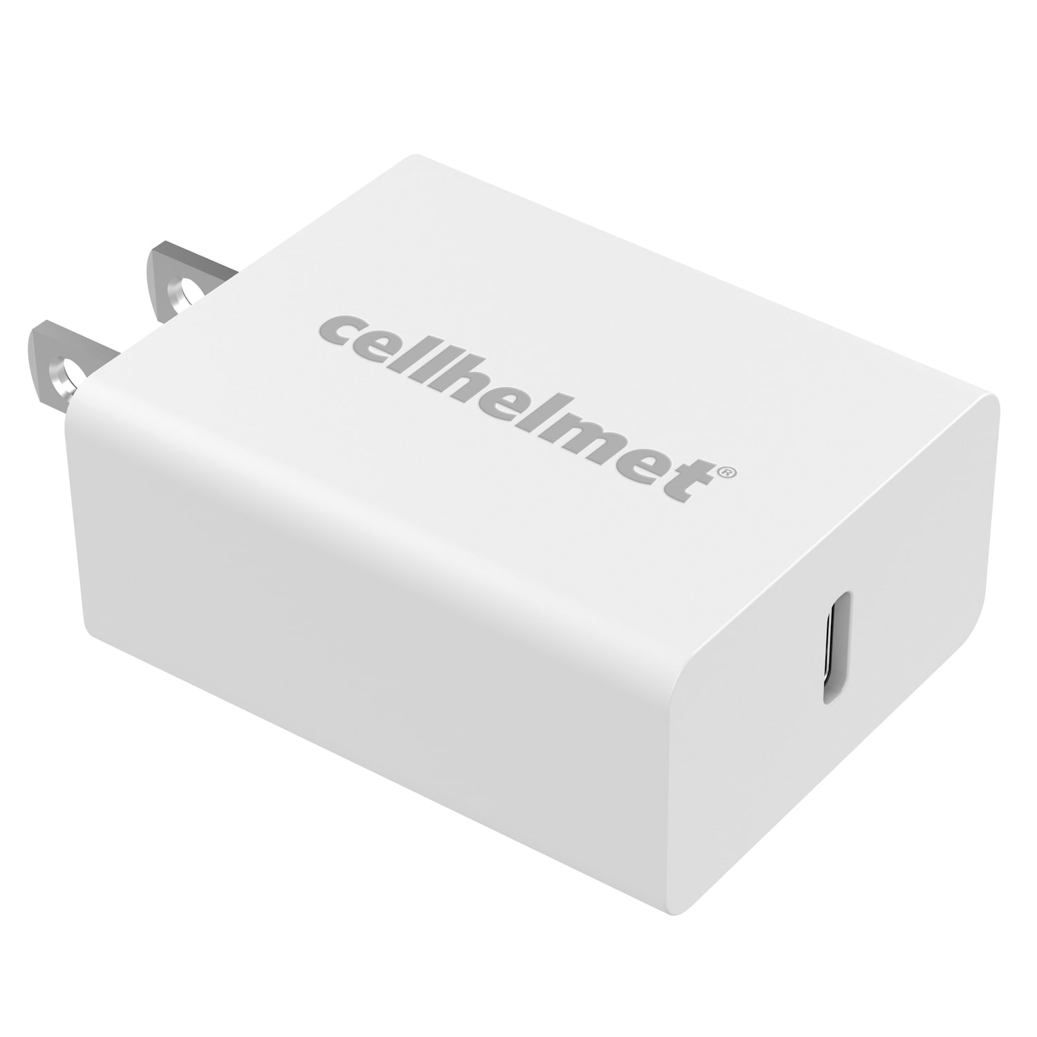 cellhelmet 20-Watt Single USB-C Power Delivery Wall Charger, White