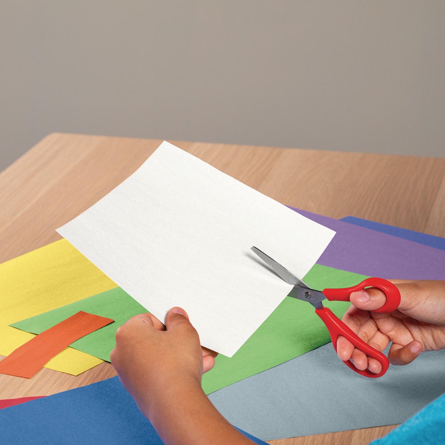 Prang Construction Paper, Medium Weight, 12in x 18in, White, 50 Sheets Per Pack, Set Of 5 Packs - Image 5