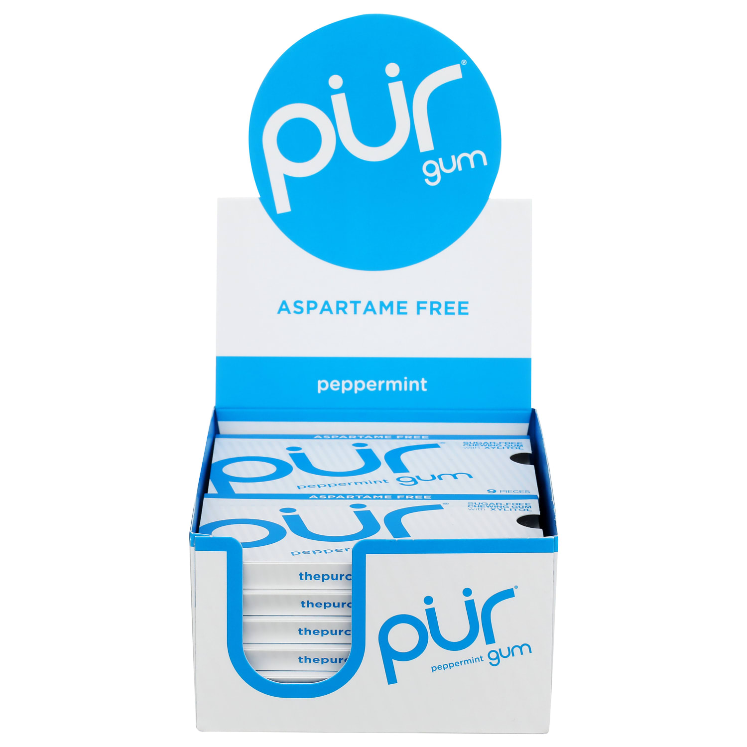 Pur Gum, Peppermint, 0.44 Oz, Total Qty 108 - Image 4