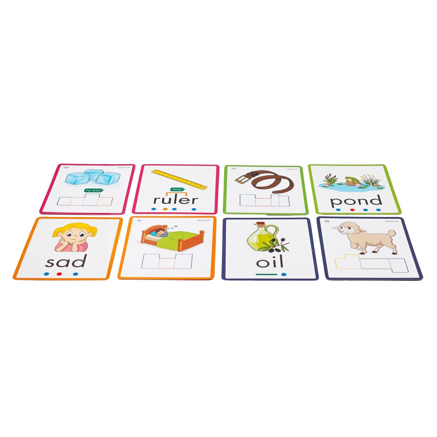 Junior Learning Rainbow Phonics Decodable Word Cards - Image 3