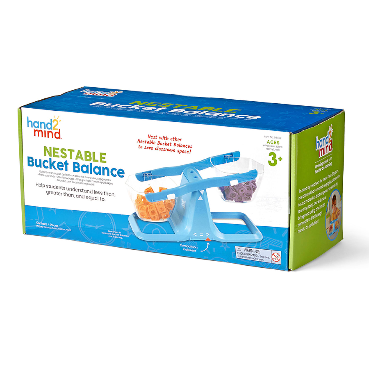 Hand2Mind Nestable Bucket Balance, Single - Image 4