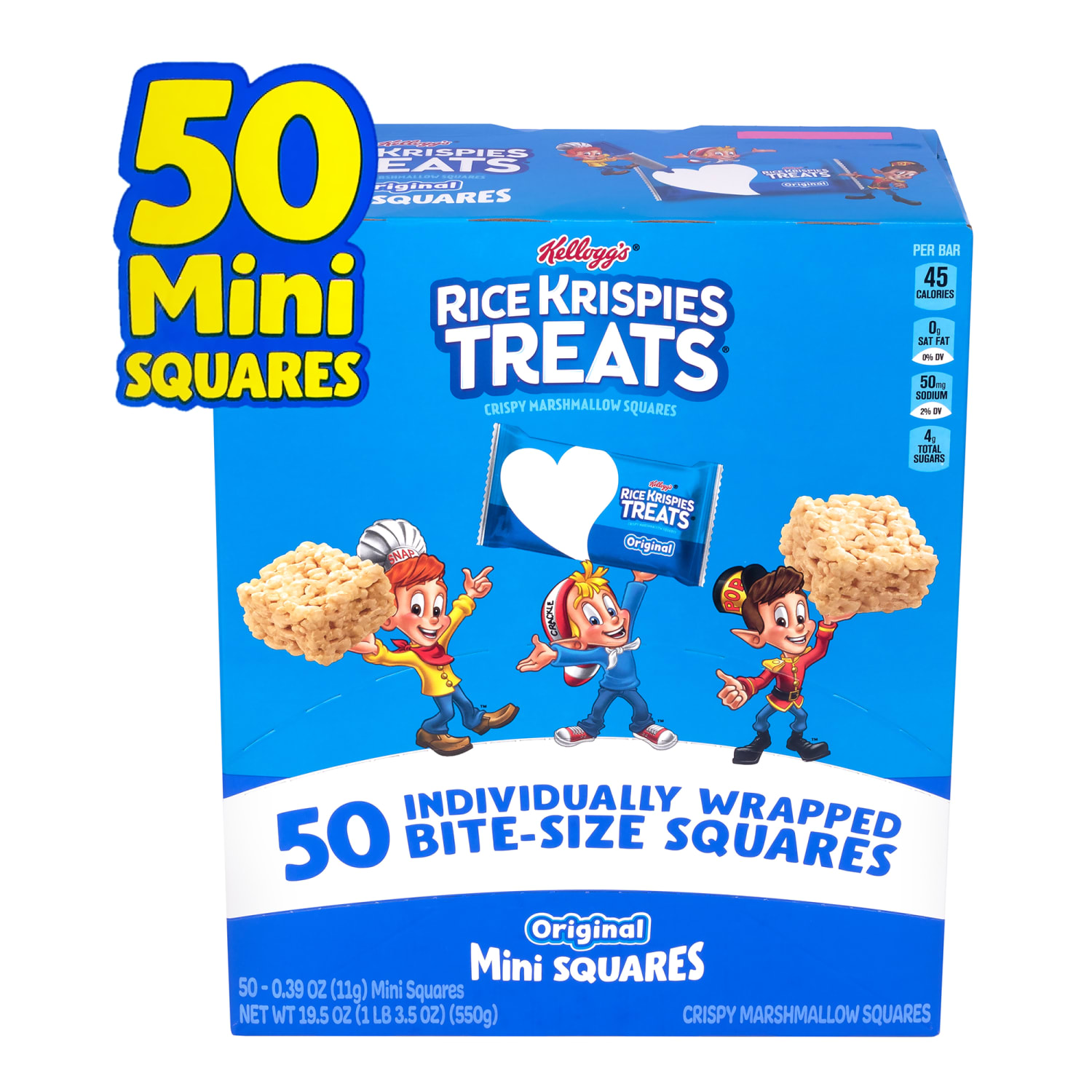 Rice Krispies Treat Minis, 0.39 Oz, Pack Of 50 Bars - Image 5