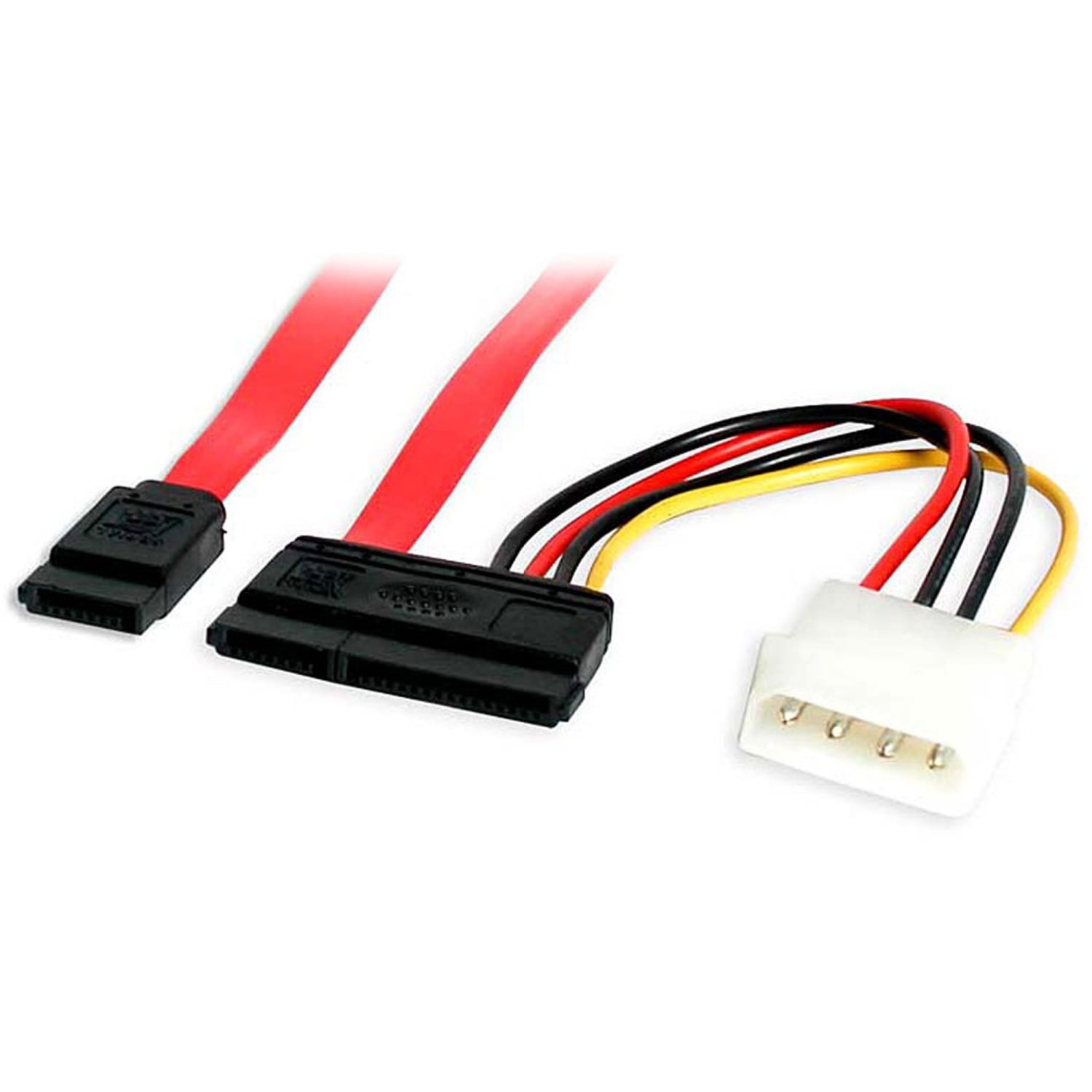 StarTech.com 18in SATA Serial ATA Data and Power Combo Cable - Power your Internal SATA hard drive from an LP4 connector on your Power Supply - Image 3