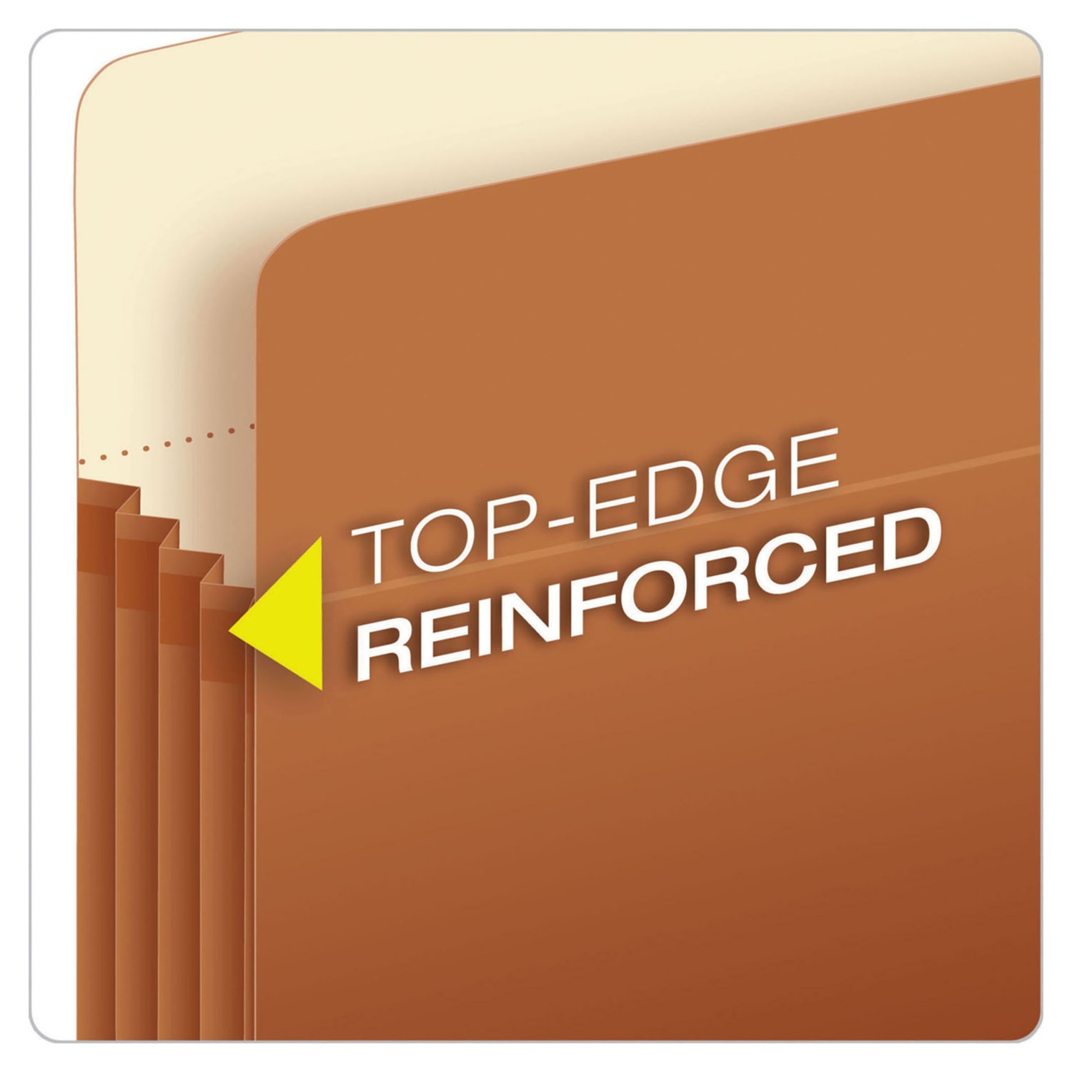 Pendaflex Earthwise Manila Expanding File Pocket, 5 1/4in Expansion, 9 1/2in x 14 3/4in, Dark Brown, Pack Of 10 - Image 5