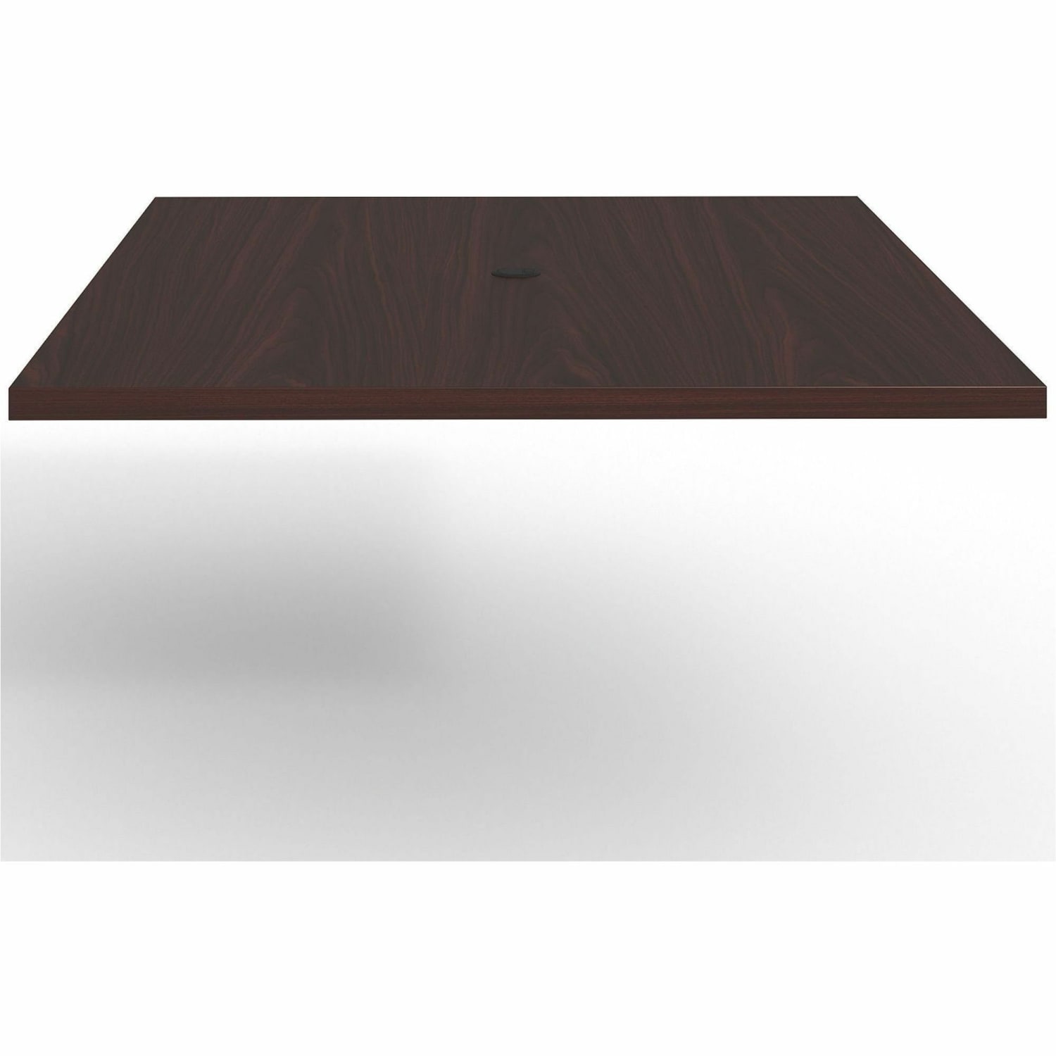 Lorell Prominence 2.0 Rectangular Conference Tabletop, 48in x 60in, Mahogany Rectangle - Image 3