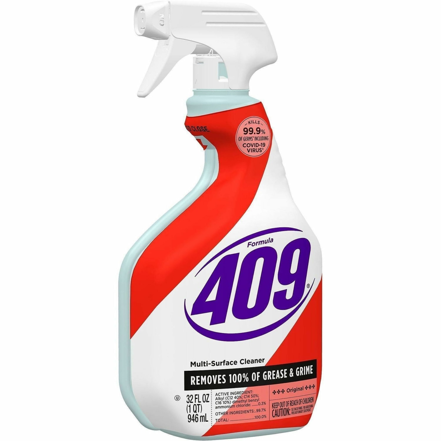 Formula 409 Multi-Surface Cleaner - 32 fl oz - Original Scent - White, Red Spray Bottle - 9/Carton - 31220CT - Image 3