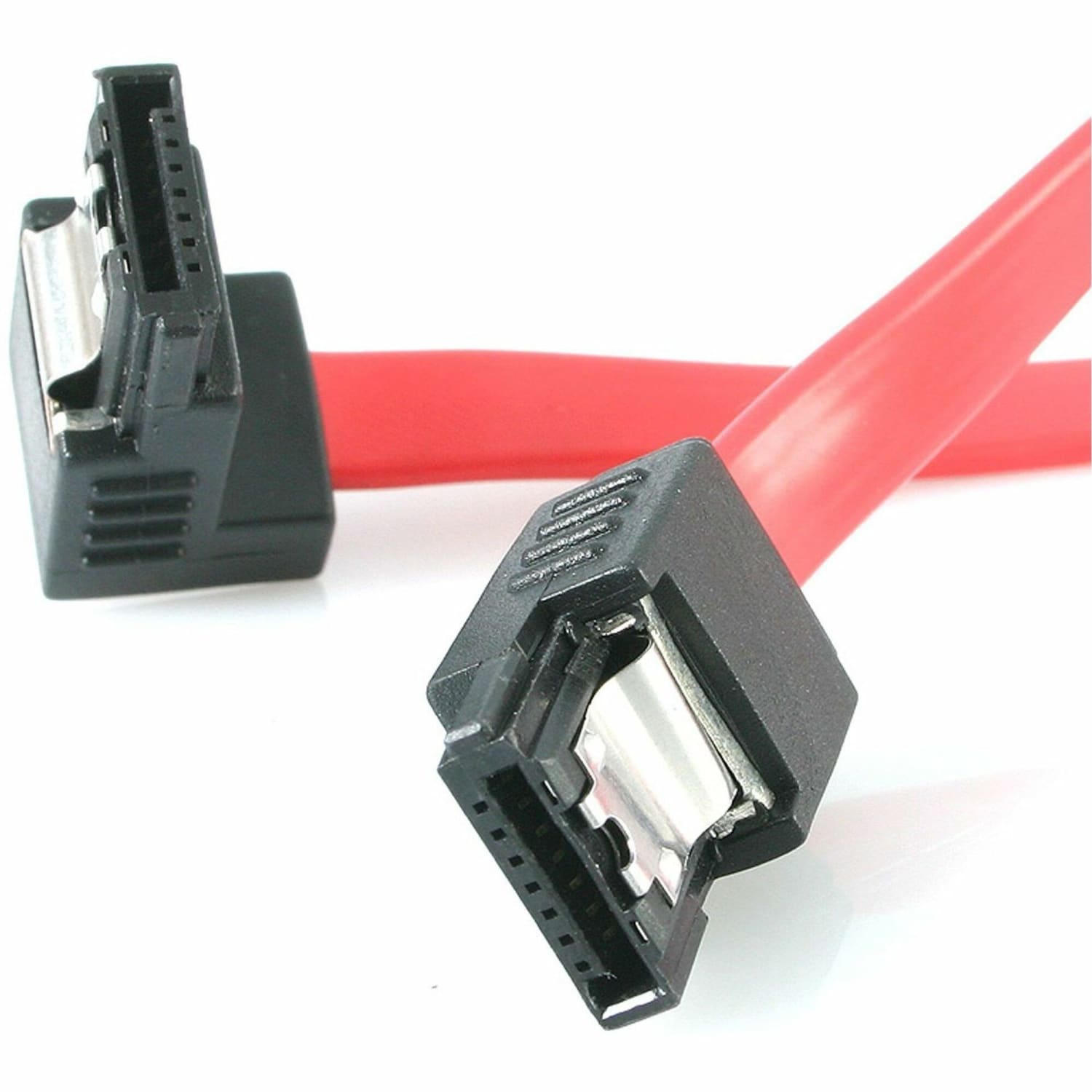 StarTech.com 18in Latching SATA to Right Angle SATA Serial ATA Cable - A space-saving, latching right angle SATA hard drive cable, for installations in tight spaces. - Image 4
