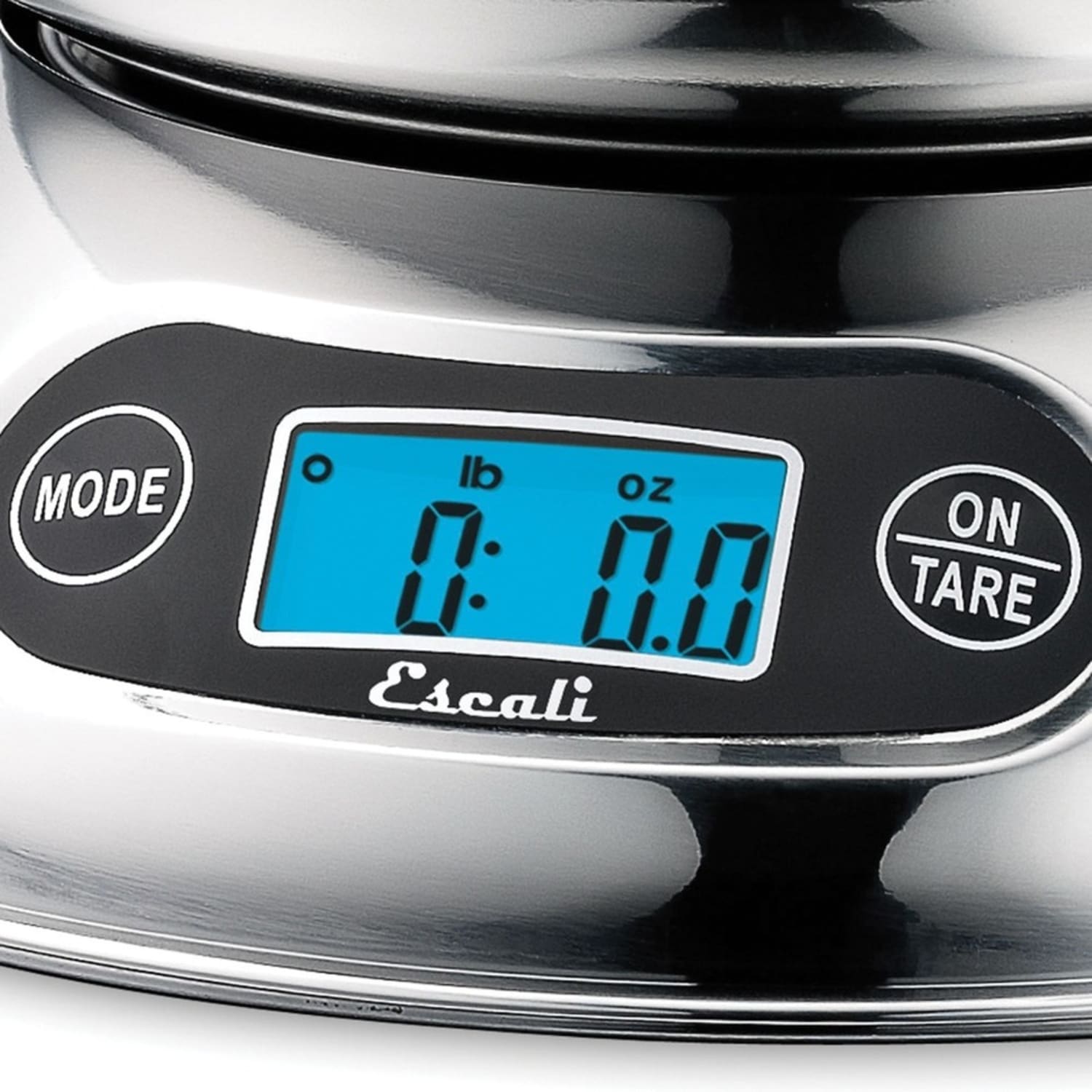 Escali Rondo Stainless Steel Scale - 11 lb / 5 kg Maximum Weight Capacity - Silver, Metallic - Image 3