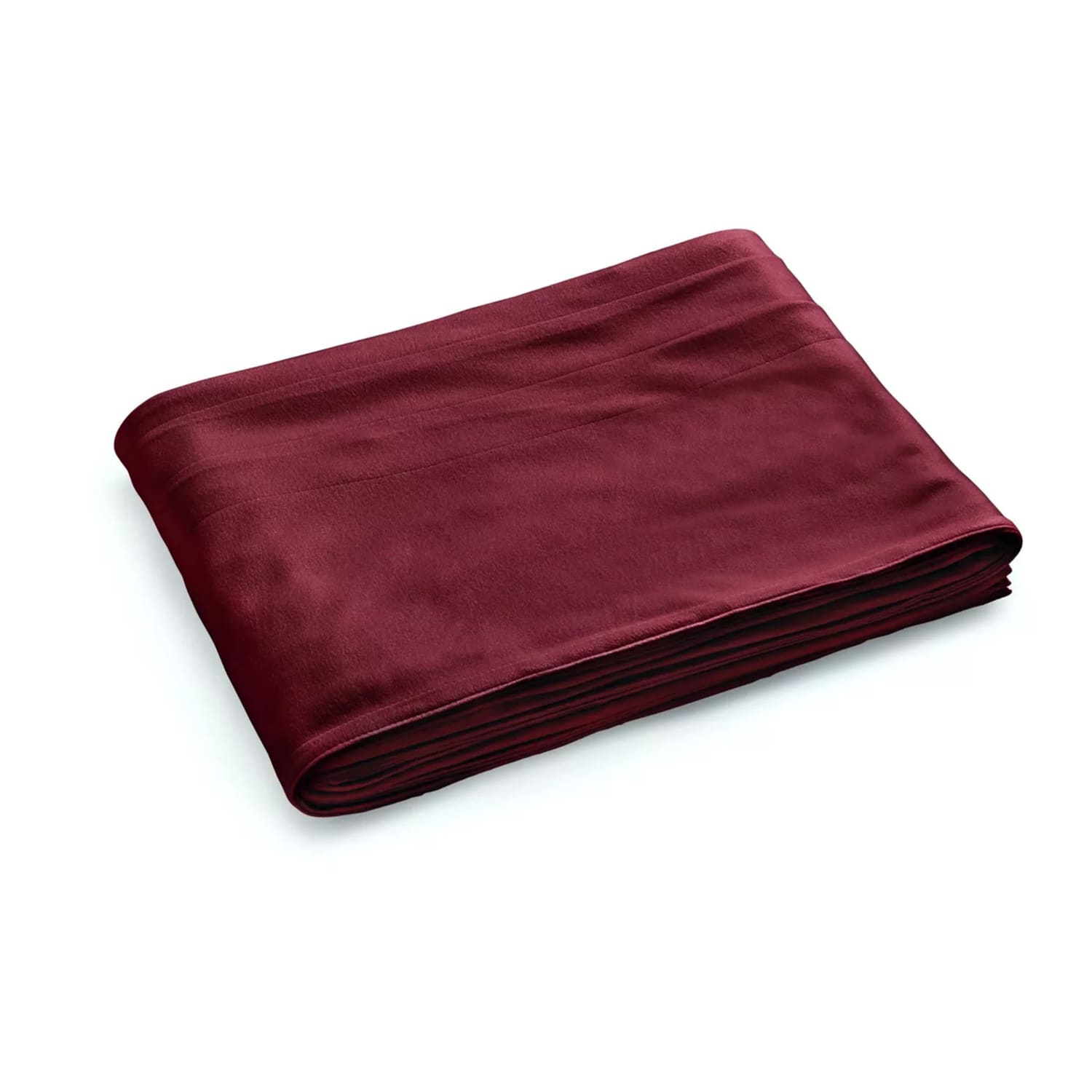 Sunbeam King-Size Electric Fleece Heated Blanket With Dual Zone, 90in x 100in, Garnet - Image 4