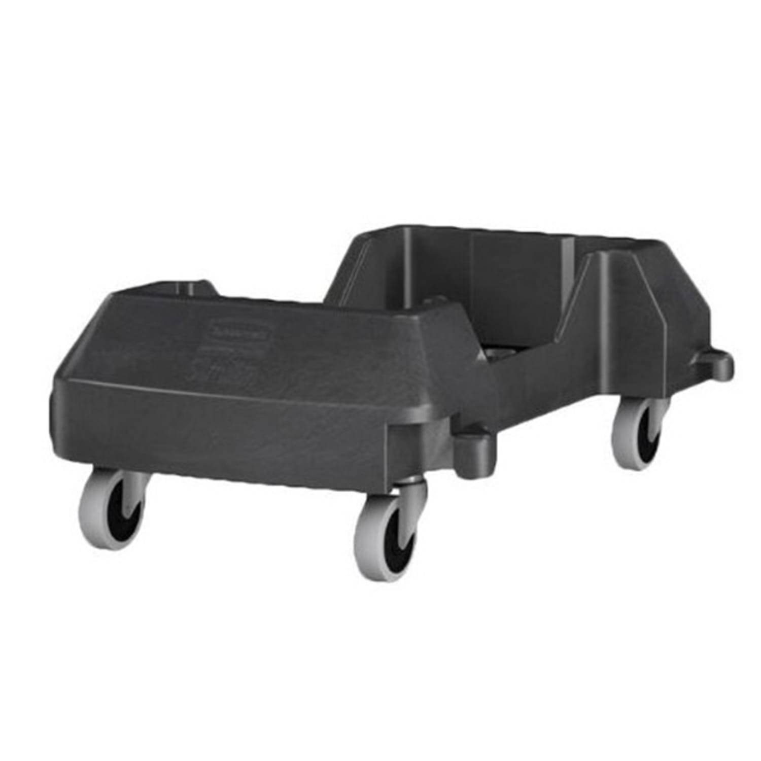 Rubbermaid Slim Jim Rectangular Trash Can Dolly, 8-1/2inH x 14-3/4inW x 24inD