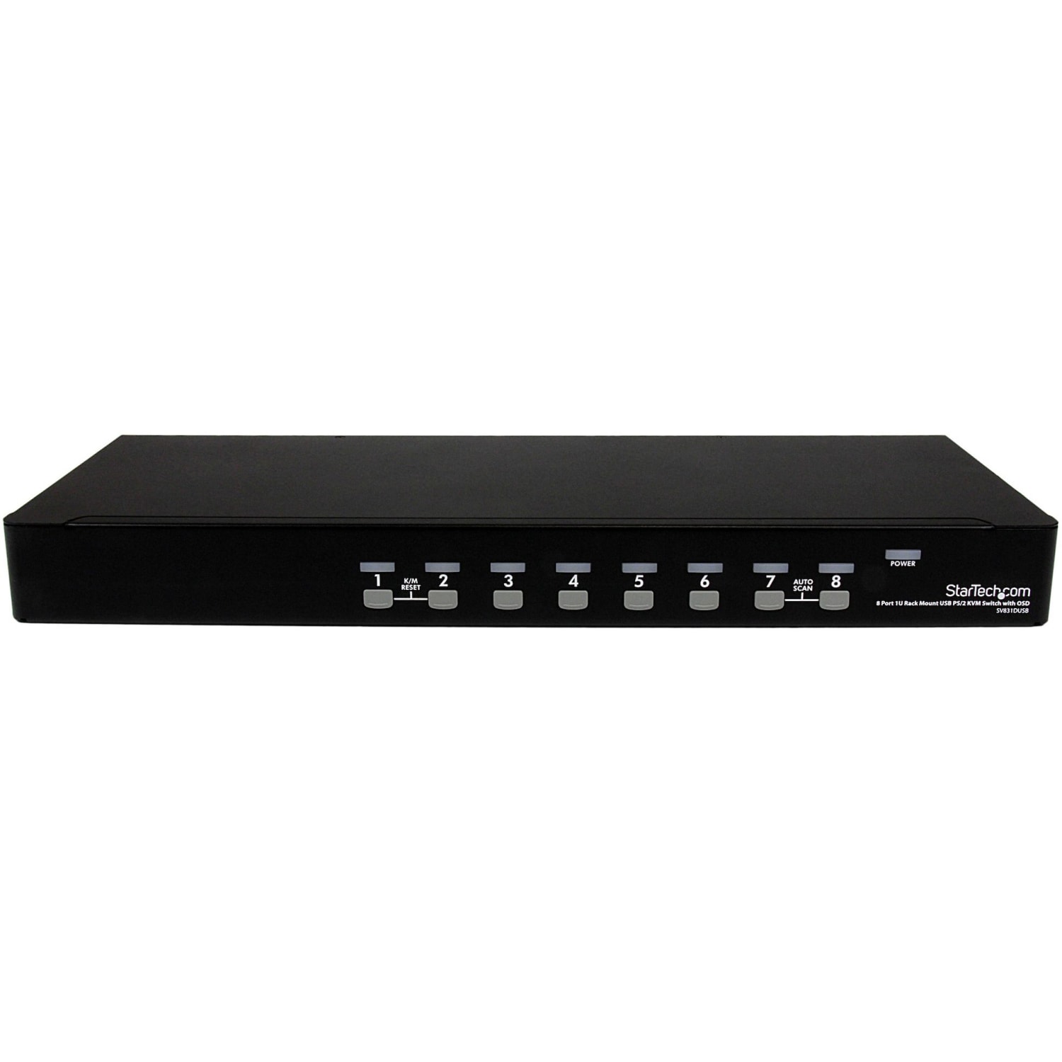 StarTech.com 8 Port 1U Rack mount USB PS/2 KVM Switch with OSD - Image 6