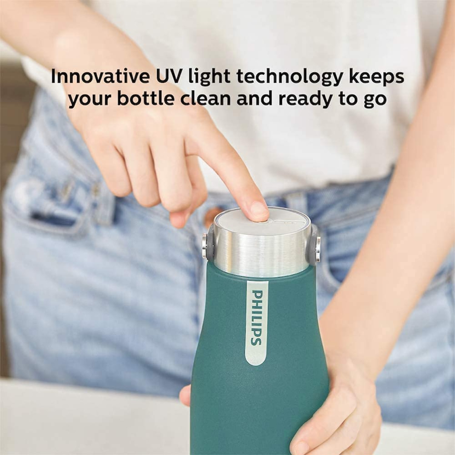 Philips UV Smart Bottle, 20 Oz, Green - Image 5