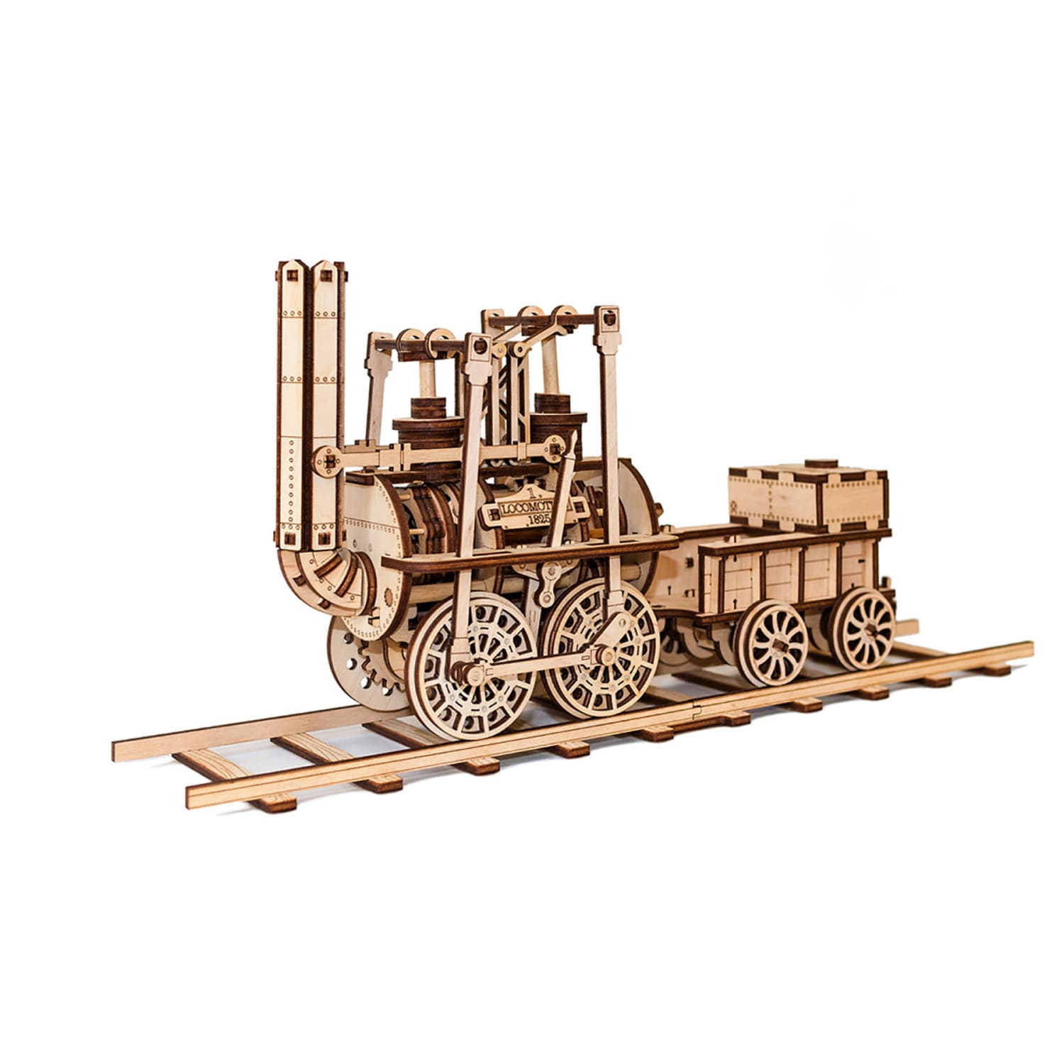 EWA Eco-Wood-Art Locomotive 3D Wooden STEM Construction Kit - Image 4
