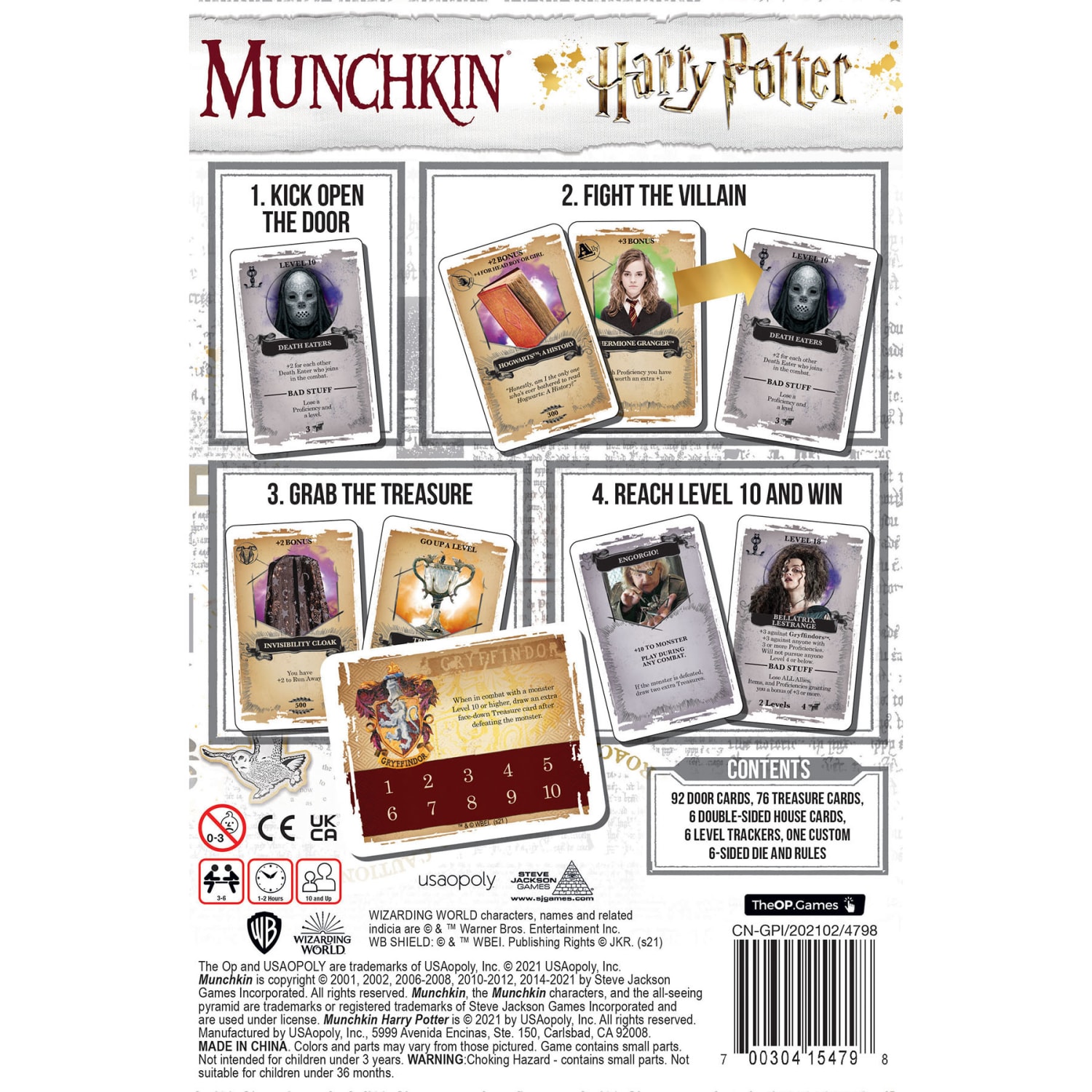 USAopoly MUNCHKIN: Harry Potter Card Game - Image 4
