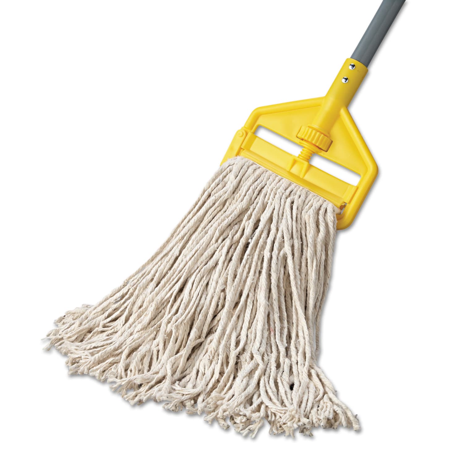 Boardwalk Banded Cotton Mop Heads, #24, White, Pack Of 12 - Image 3