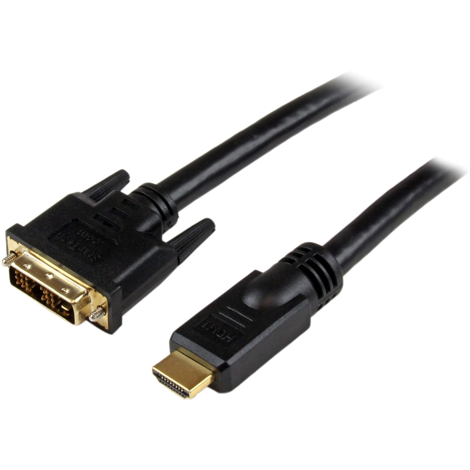 StarTech.com 50 ft HDMI to DVI-D Cable - M/M - Connect an HDMI-enabled output device to a DVI-D display, or a DV - HDMIDVIMM50