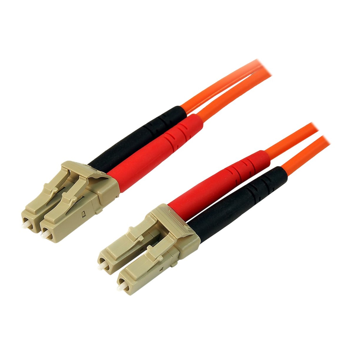 StarTech.com 1m Fiber Optic Cable - Multimode Duplex 50/125 - LSZH - LC/LC - OM2 - LC to LC Fiber Patch Cable - Image 4