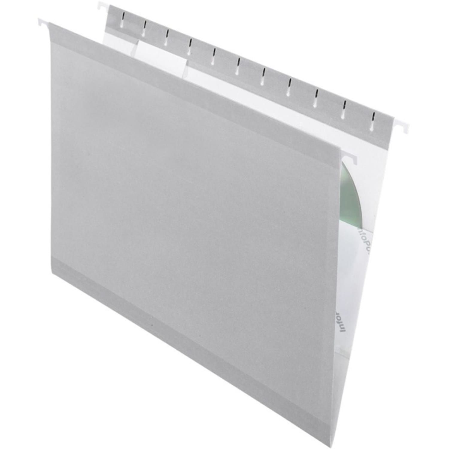Pendaflex Premium Reinforced Color Hanging File Folders, Legal Size, Gray, Pack Of 25 Folders - Image 3