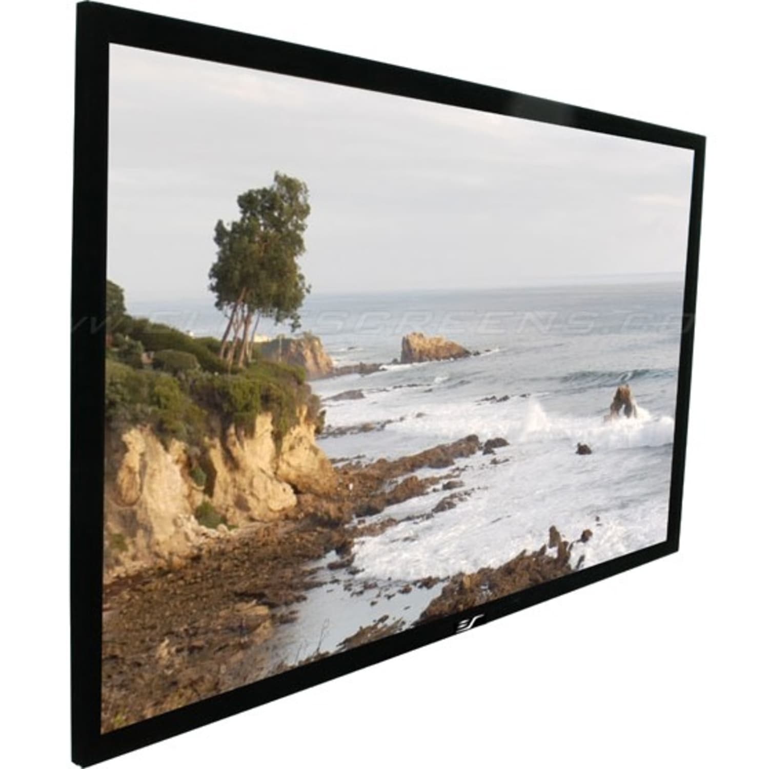 Elite Screens Sable Frame - 150-inch Diagonal 16:9, 8K 4K Ultra HD Ready Ceiling Light Rejecting and Ambient Light Rejecting Fixed Frame Projector Screen, CineGrey 3D? Projection Material, ER150DHD3in - Image 3