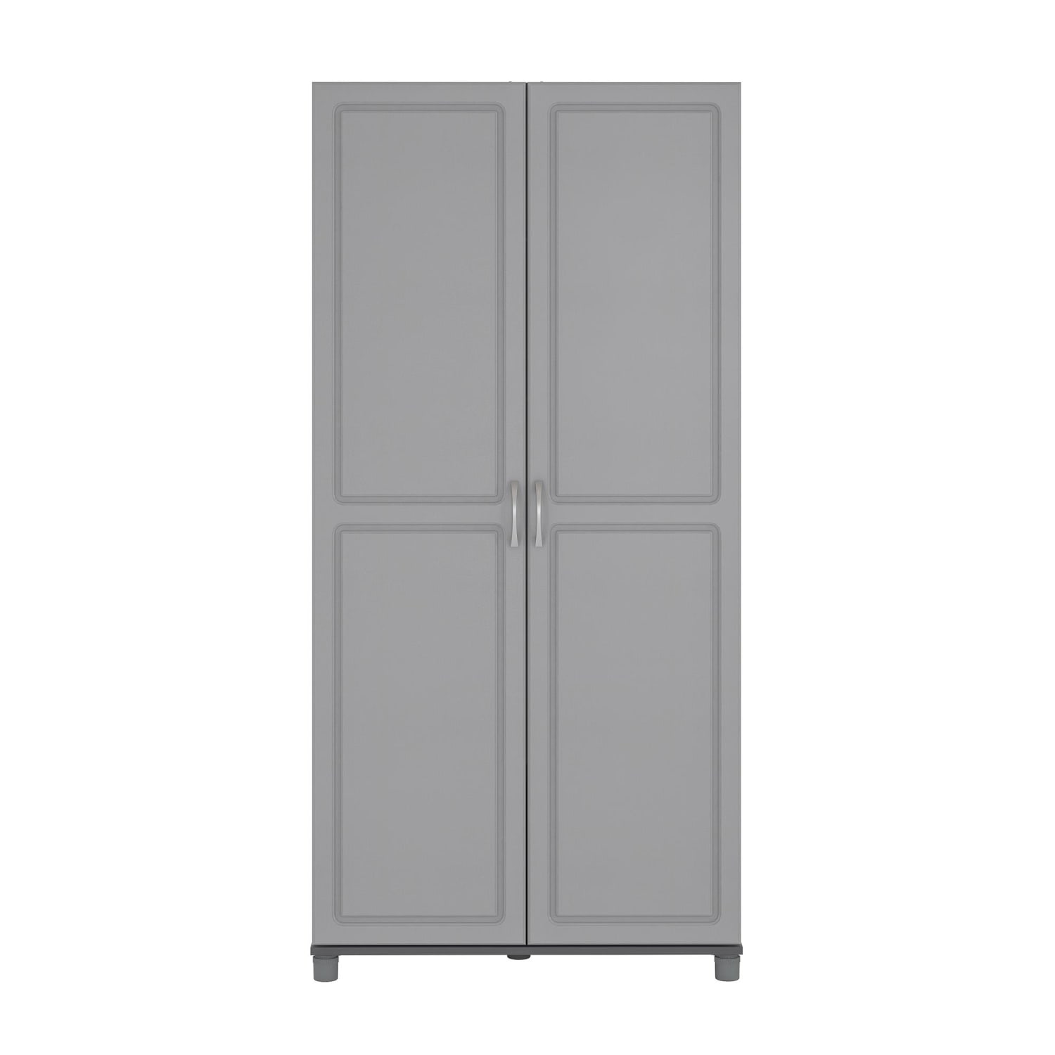 Ameriwood Home Kendall 36in Utility Storage Cabinet, 5 Shelves, Gray - Image 3