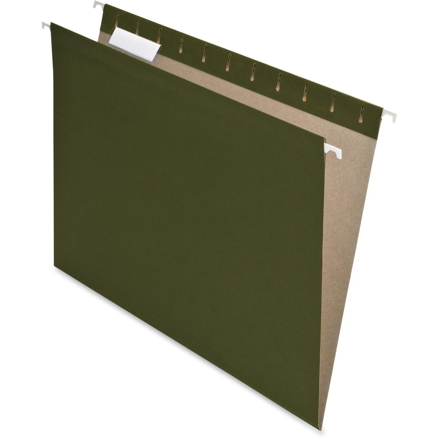 Pendaflex Earthwise Hanging File Folders, Letter Size, 100% Recycled, Green, Pack Of 25 Folders - Image 3