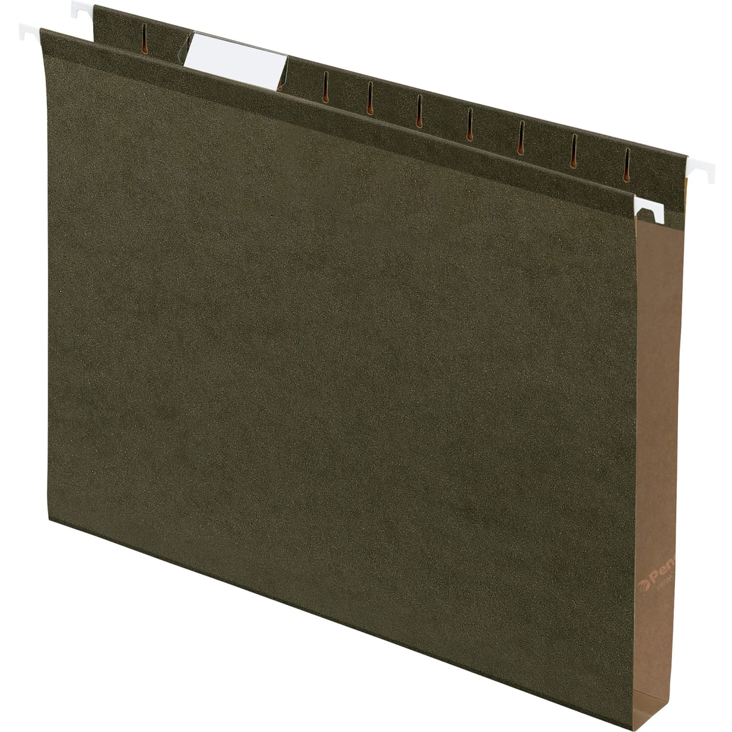 Pendaflex Premium Reinforced Extra-Capacity Hanging File Folders, 1in Expansion, Letter Size, Green, Pack Of 25 Folders - Image 3