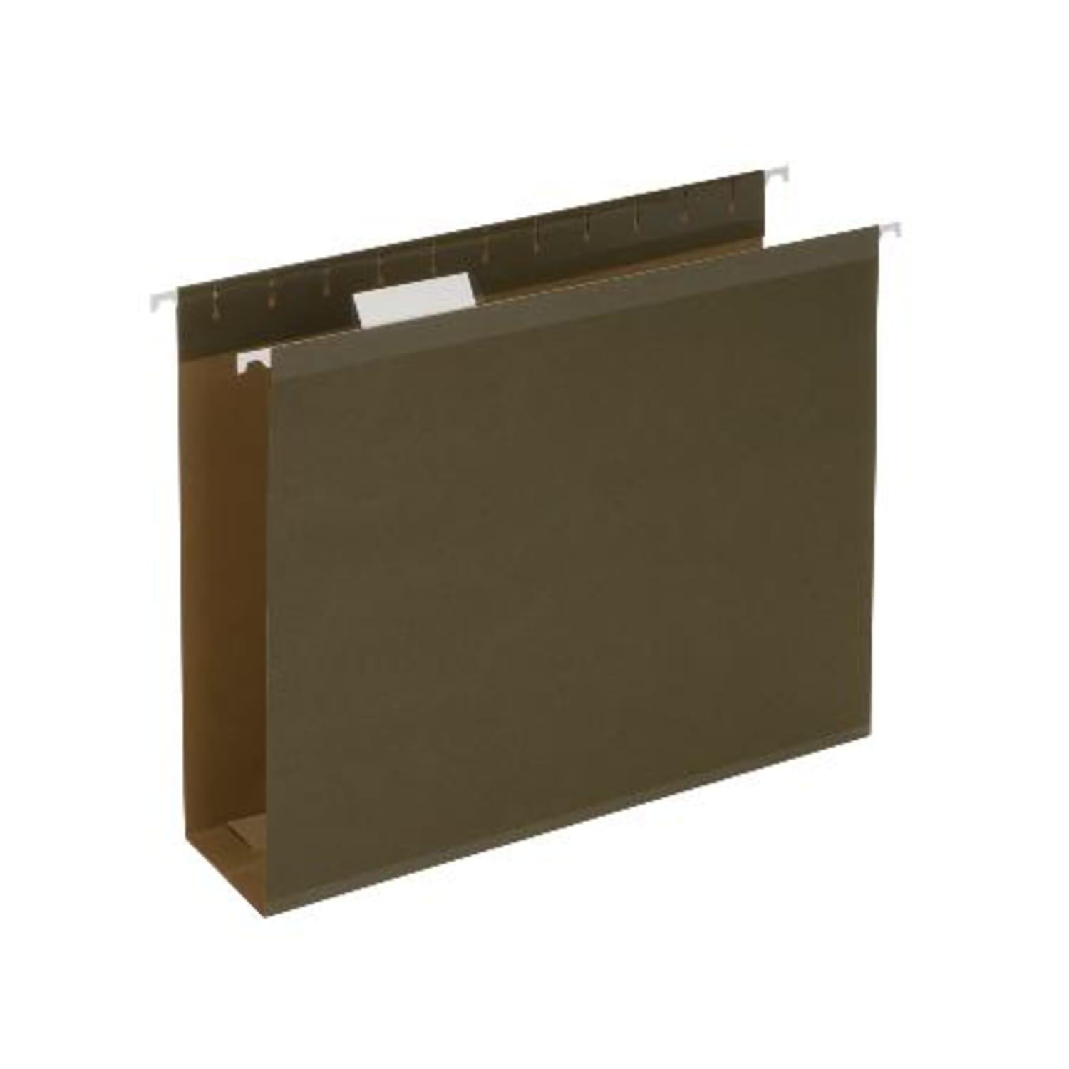 Pendaflex Premium Reinforced Extra-Capacity Hanging Folders, 3in Expansion, Letter Size, Green, Pack Of 25