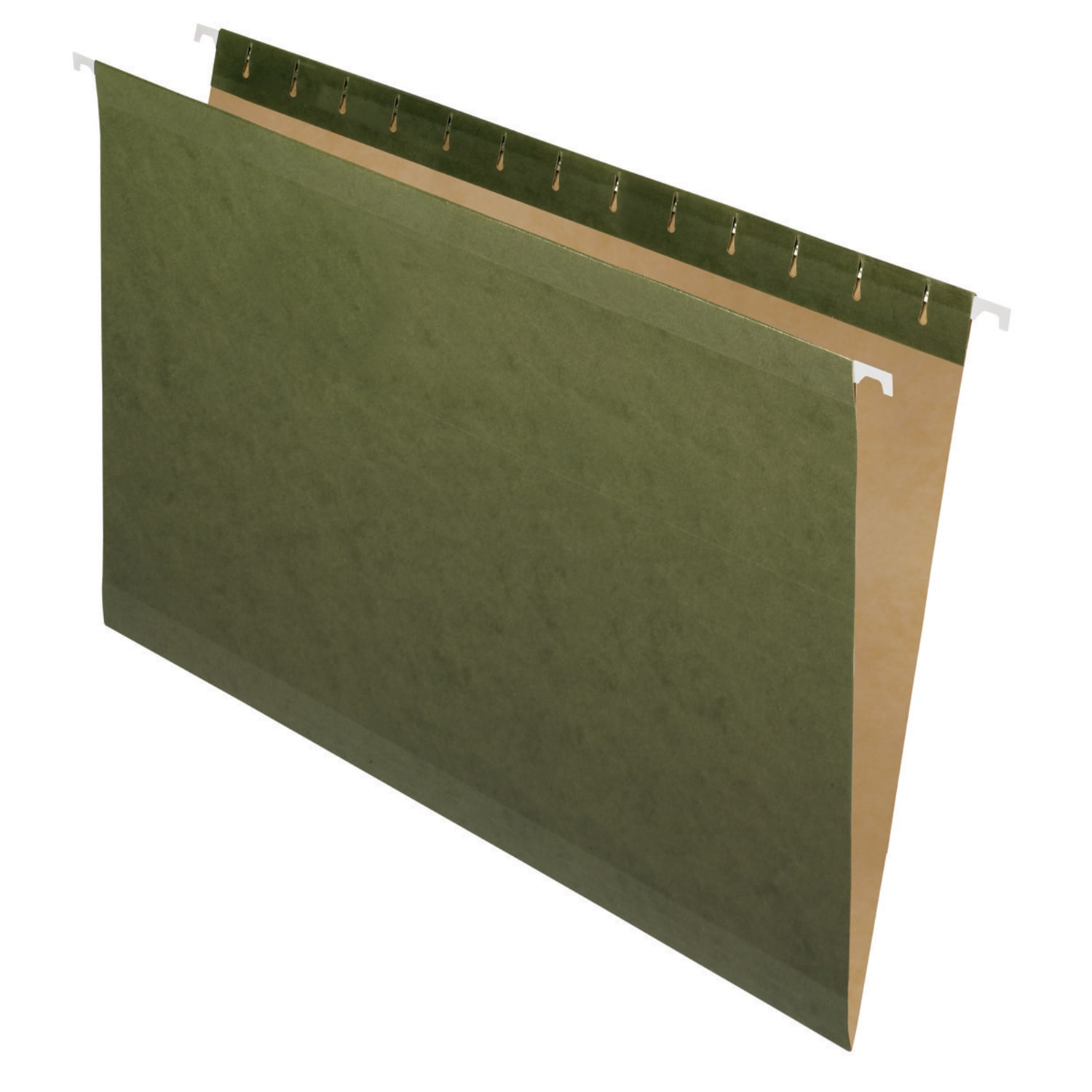 Pendaflex Premium Reinforced Hanging File Folders, Legal Size, Standard Green, Pack Of 25 Folders