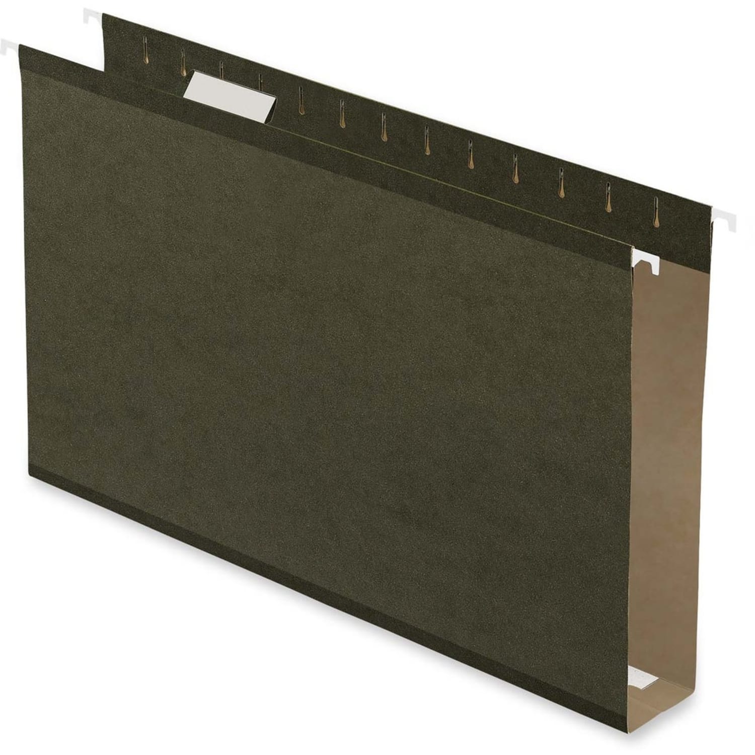 Pendaflex Premium Reinforced Extra-Capacity Hanging File Folders, 2in Expansion, Legal Size, Green, Pack Of 25 Folders - Image 3